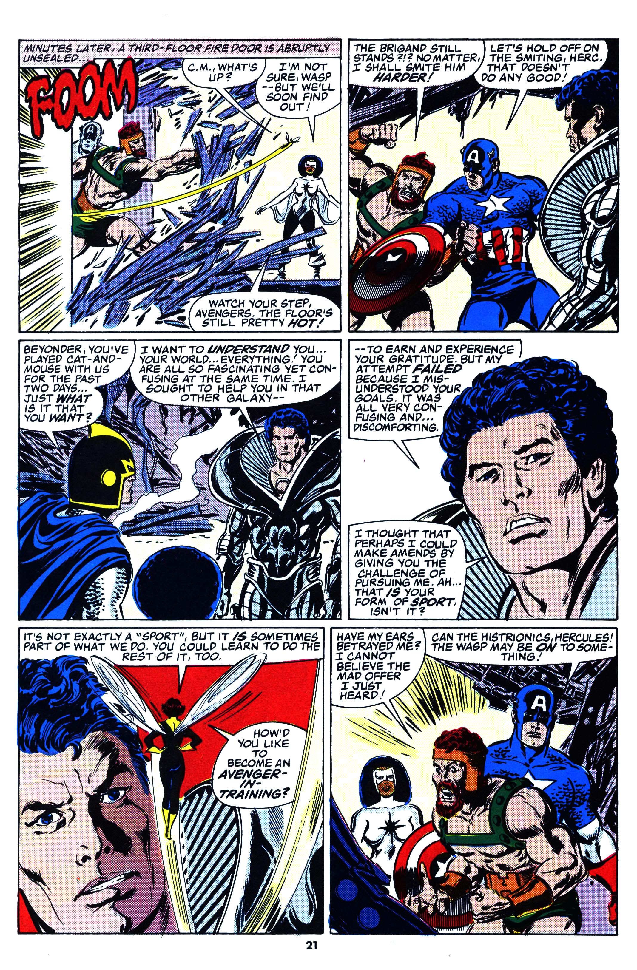 Read online Secret Wars (1985) comic -  Issue #59 - 21