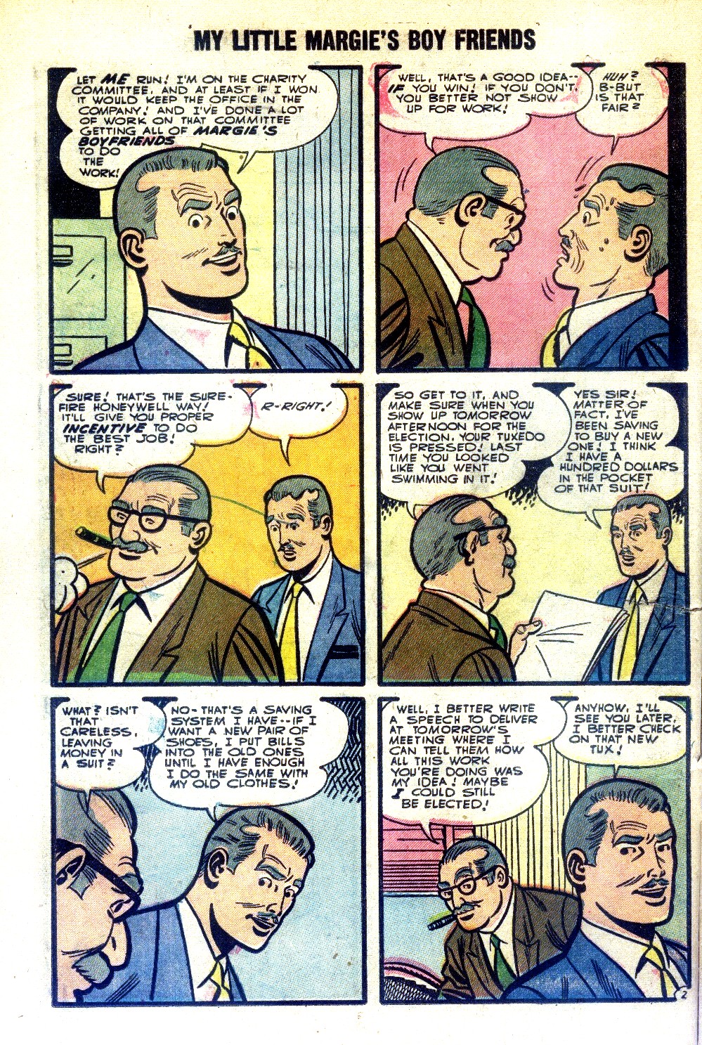 Read online My Little Margie's Boy Friends comic -  Issue #4 - 14