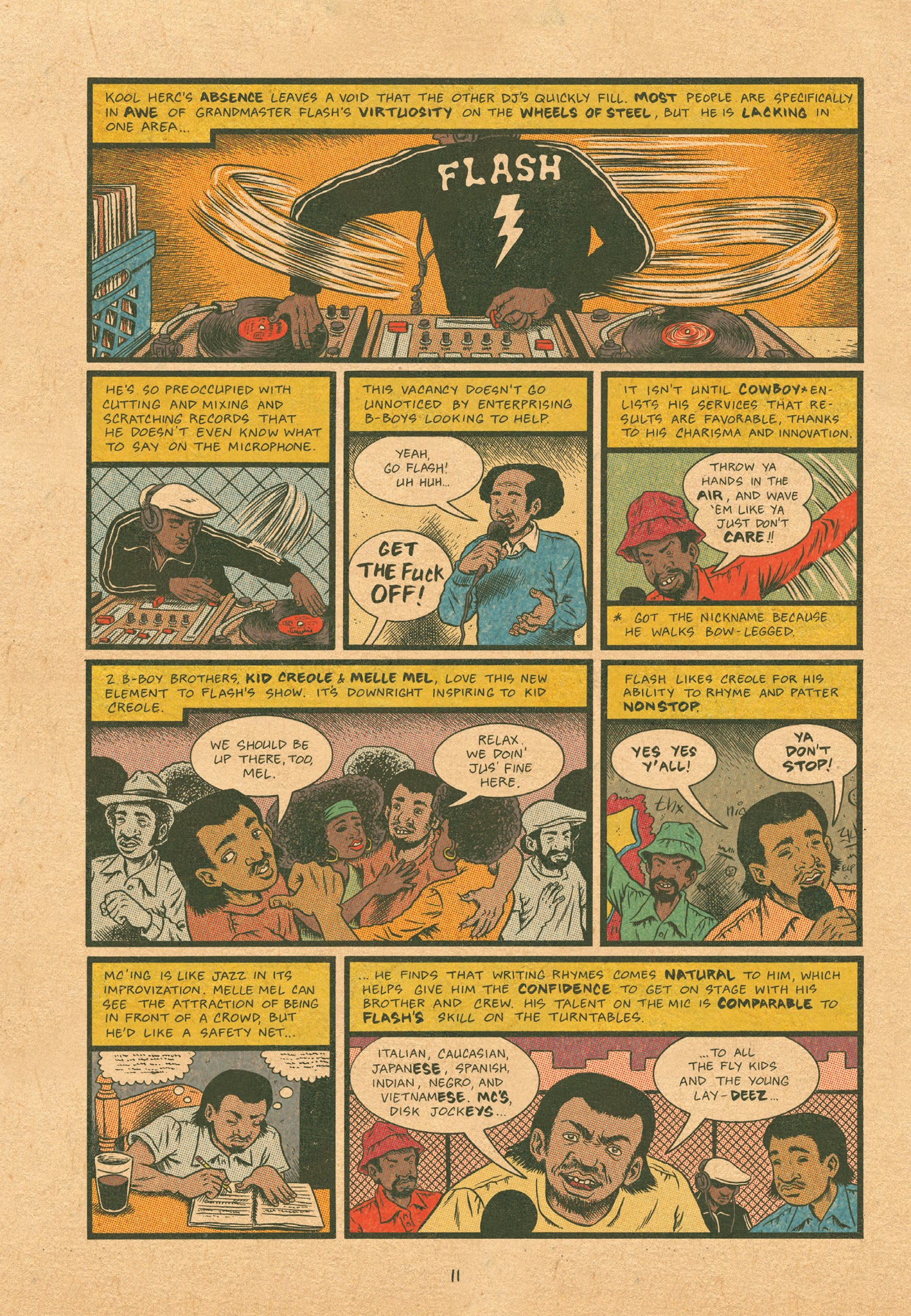 Read online Hip Hop Family Tree (2013) comic -  Issue # TPB 1 - 12