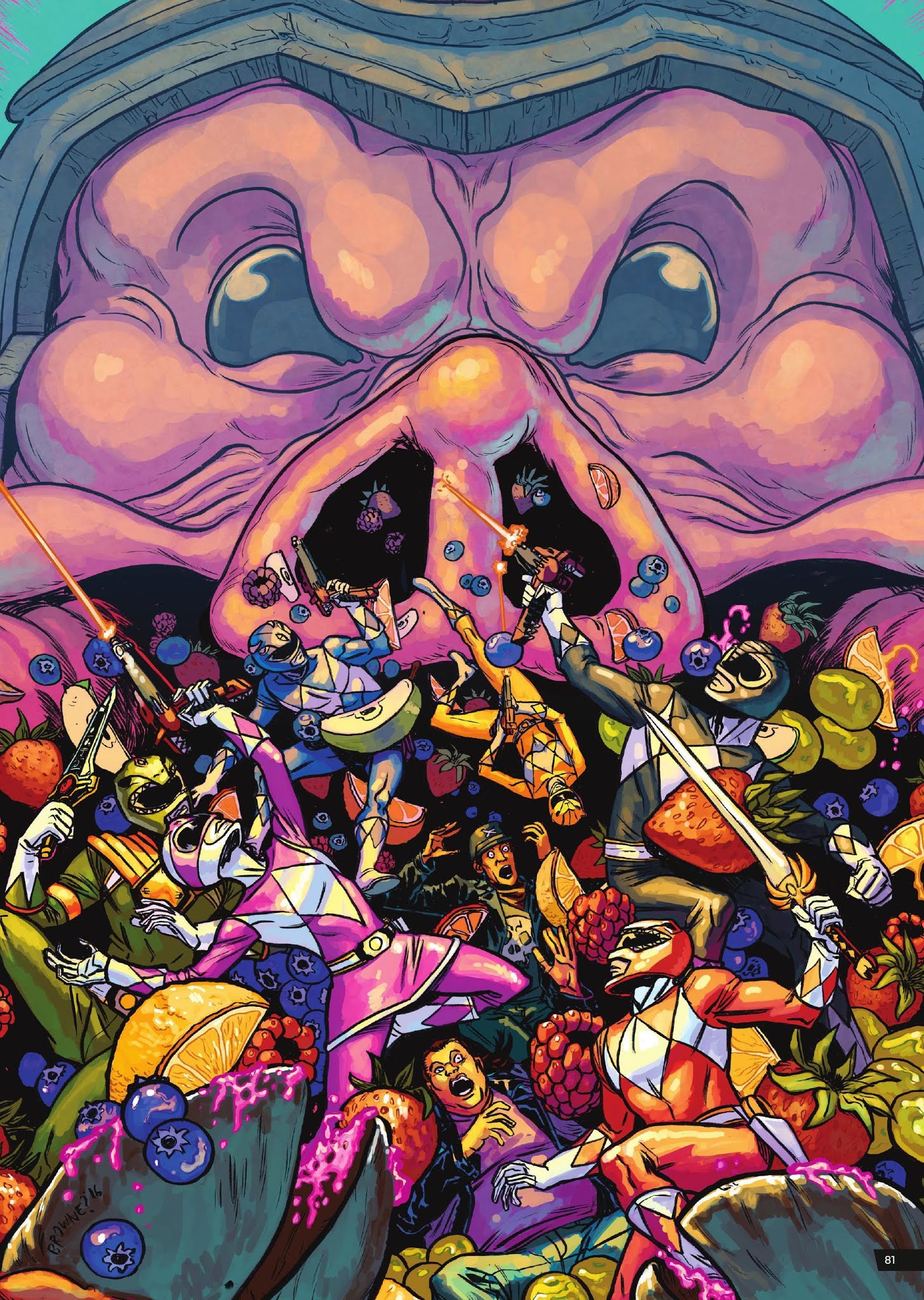 Read online Saban's Power Rangers Artist Tribute comic -  Issue # TPB - 76