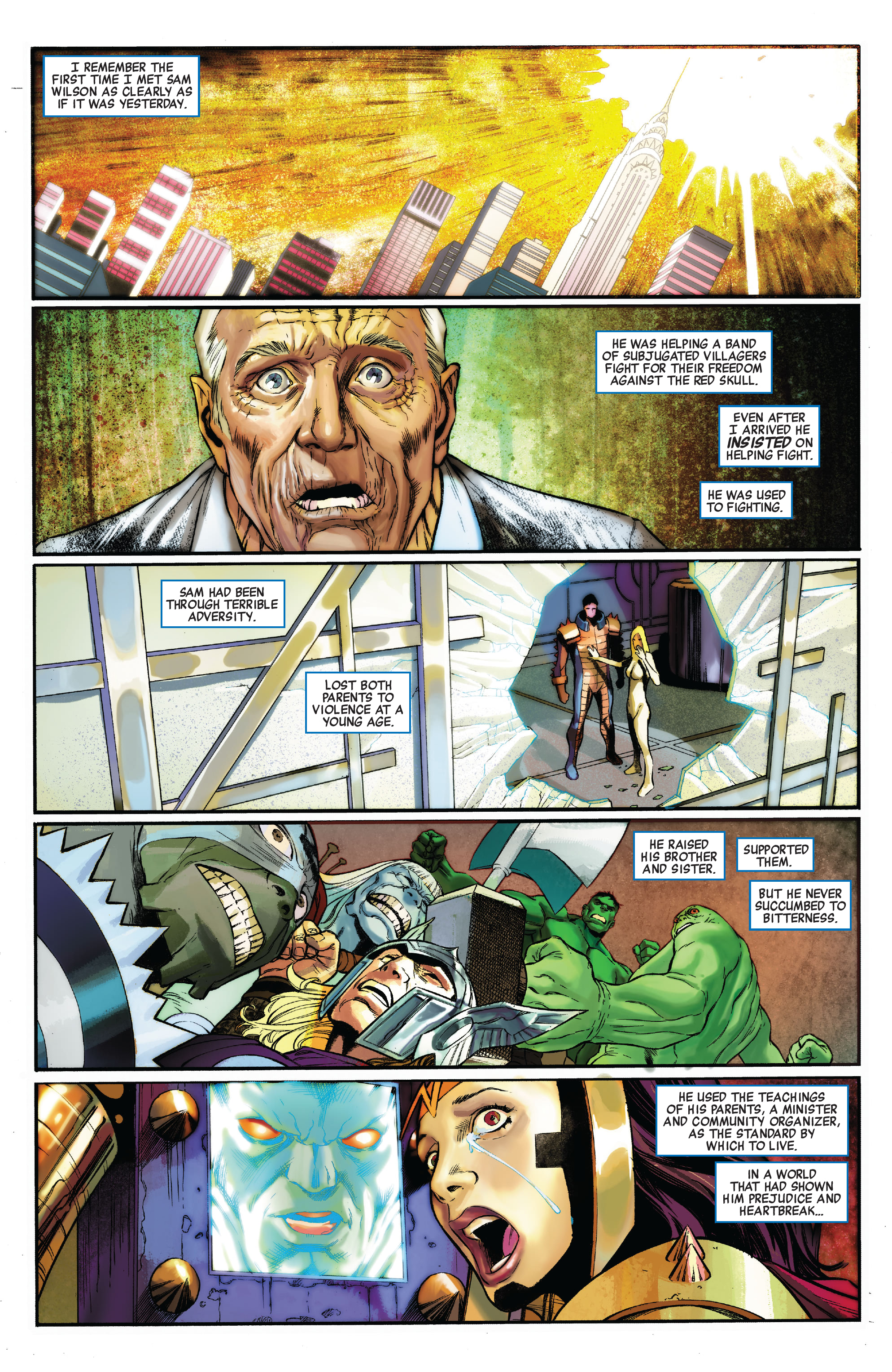 Read online Captain America: Sam Wilson: The Complete Collection comic -  Issue # TPB 1 (Part 1) - 5
