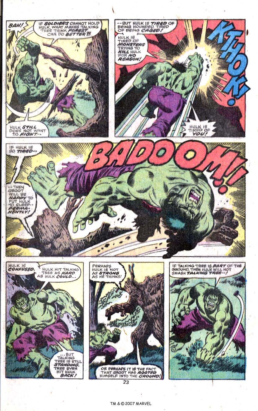 Read online The Incredible Hulk (1968) comic -  Issue # _Annual 1976 - 25