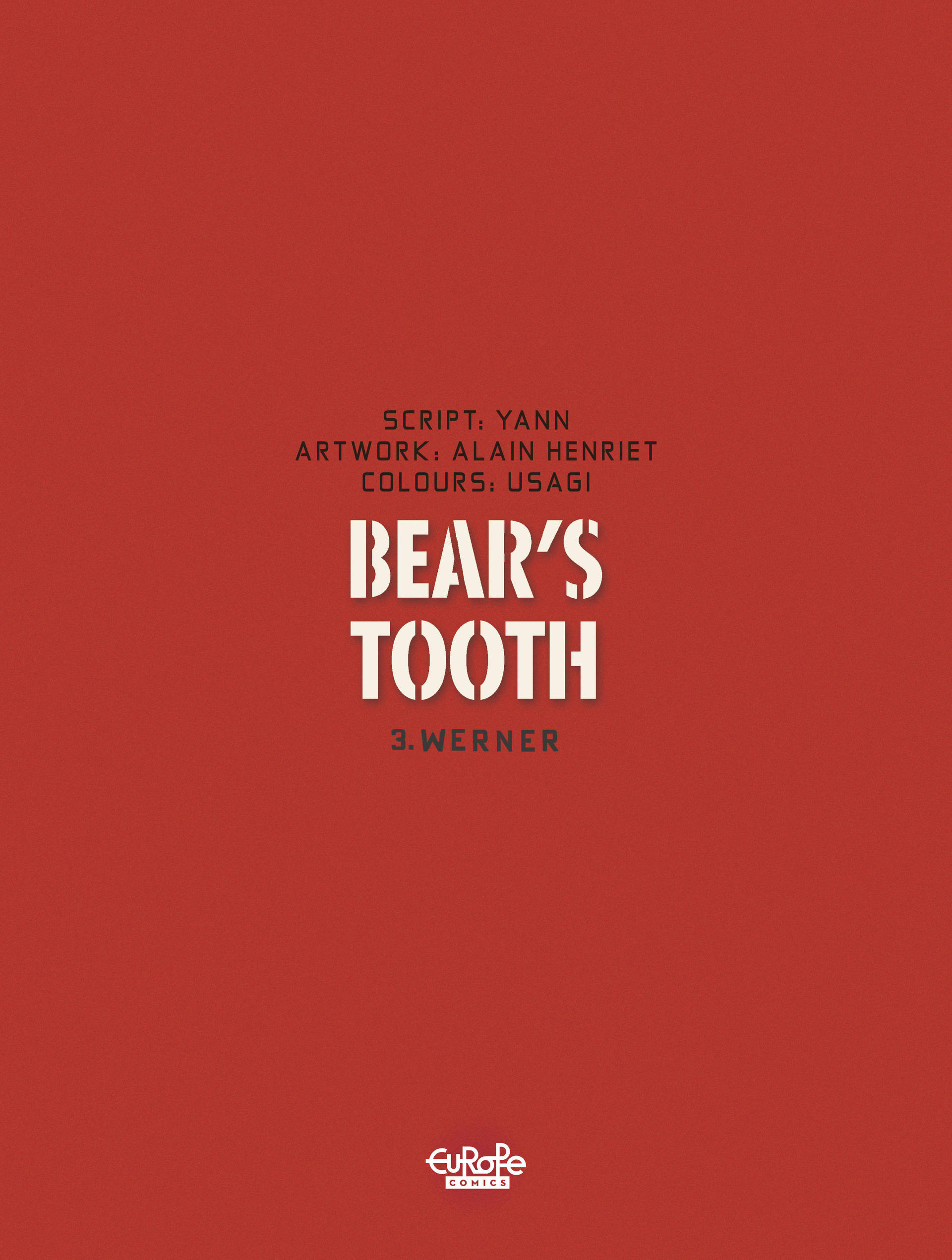 Read online Bear's Tooth comic -  Issue #3 - 2