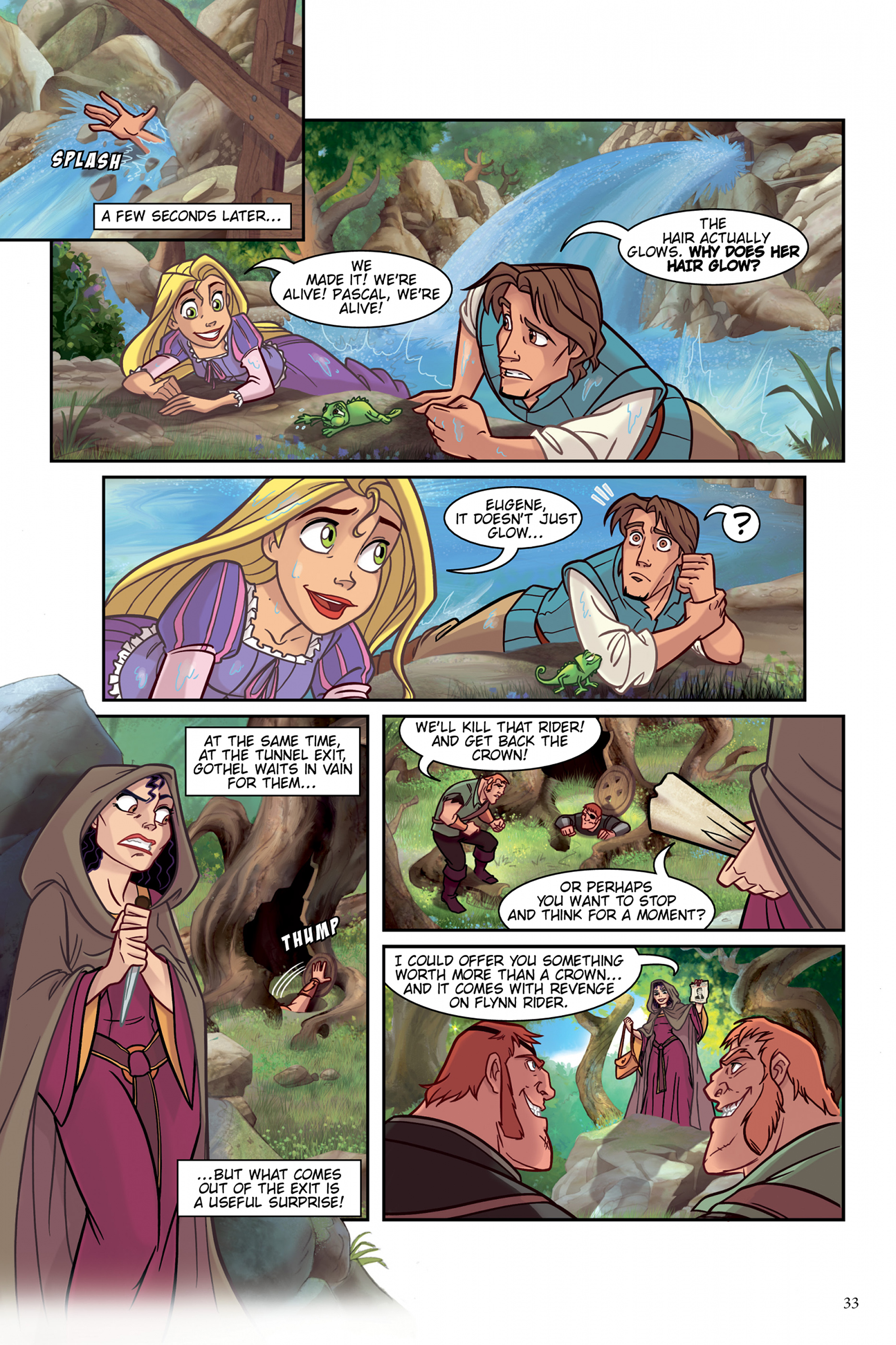 Read online Disney Tangled: The Story of the Movie in Comics comic -  Issue # Full - 35