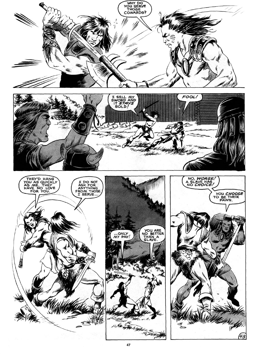 Read online The Savage Sword Of Conan comic -  Issue #163 - 48