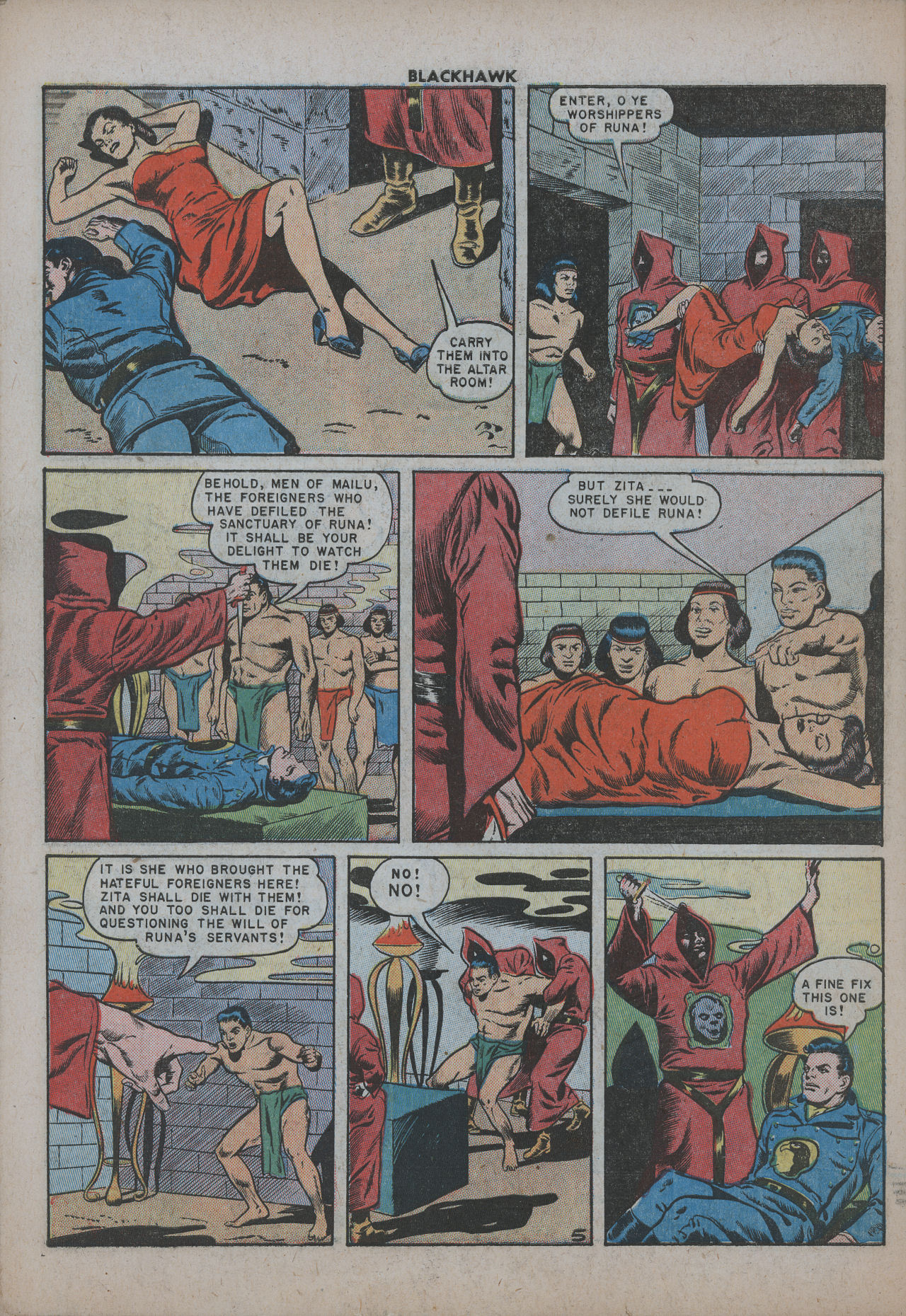 Read online Blackhawk (1957) comic -  Issue #34 - 47