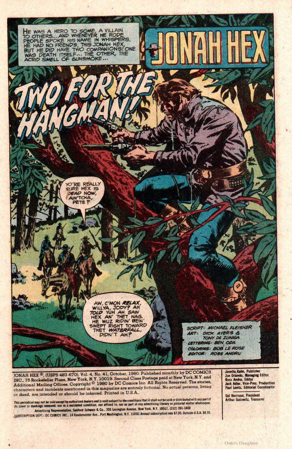 Read online Jonah Hex (1977) comic -  Issue #41 - 3