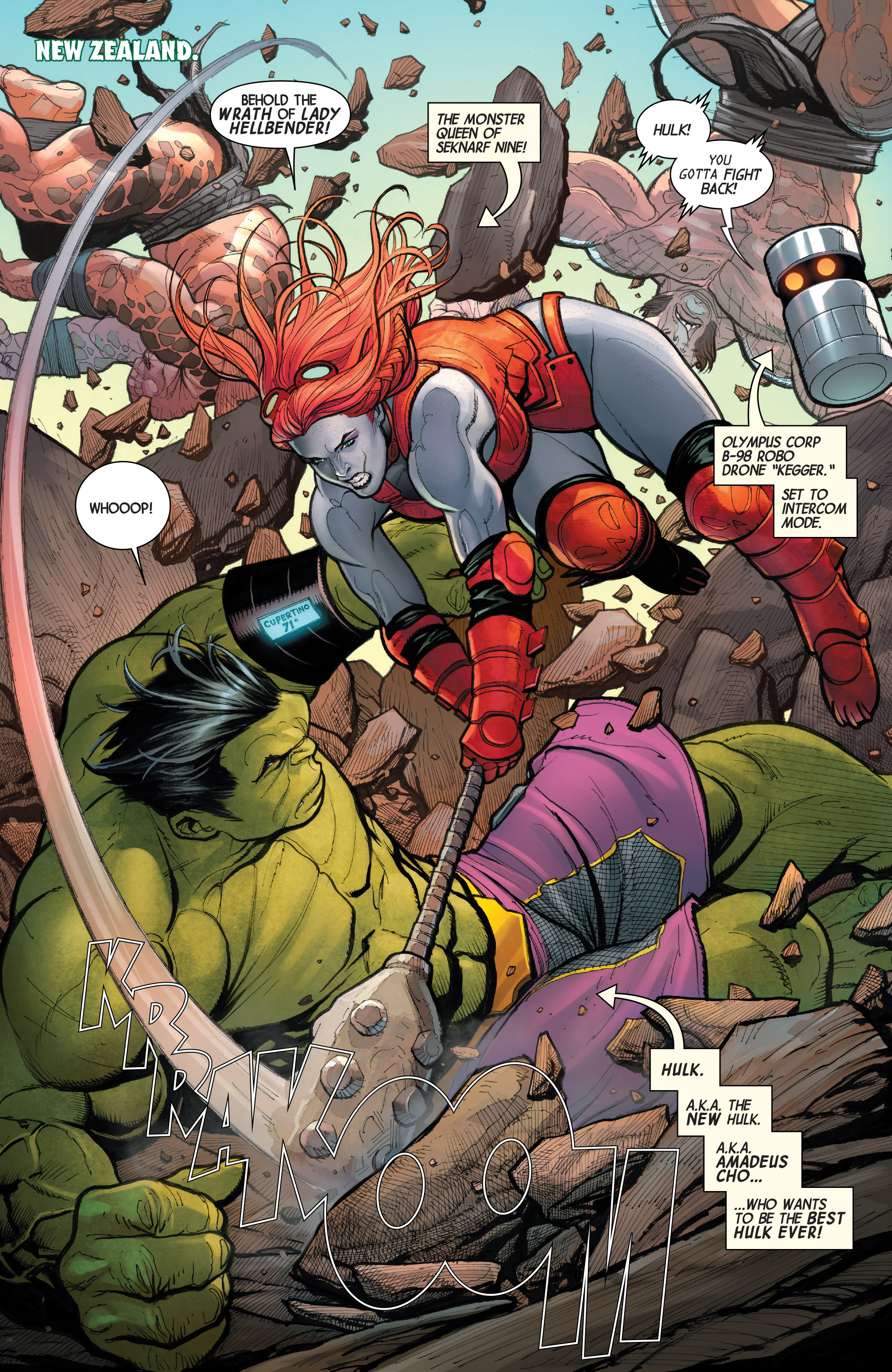 Read online Totally Awesome Hulk comic -  Issue #2 - 4