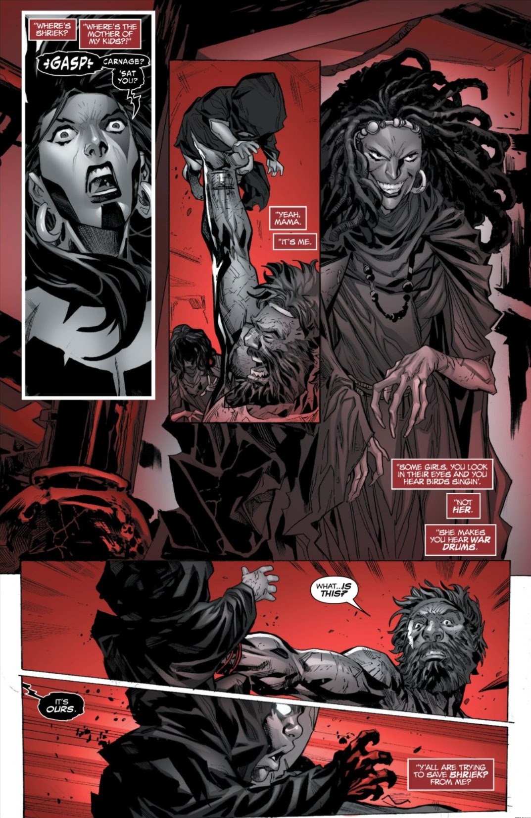 Read online Carnage: Black, White & Blood comic -  Issue #1 - 8