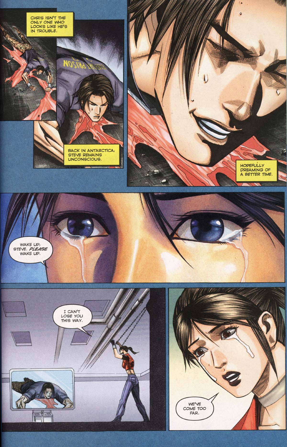 Read online Resident Evil Code: Veronica comic -  Issue #3 - 129