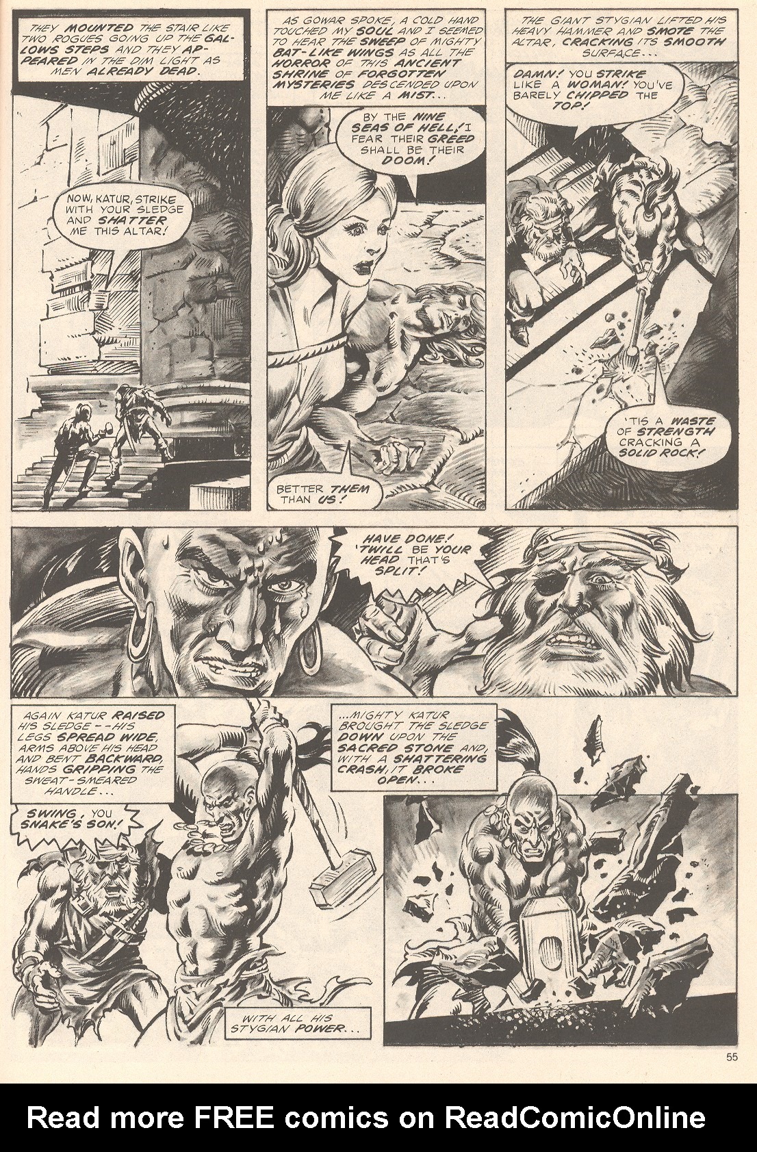 Read online The Savage Sword Of Conan comic -  Issue #79 - 55