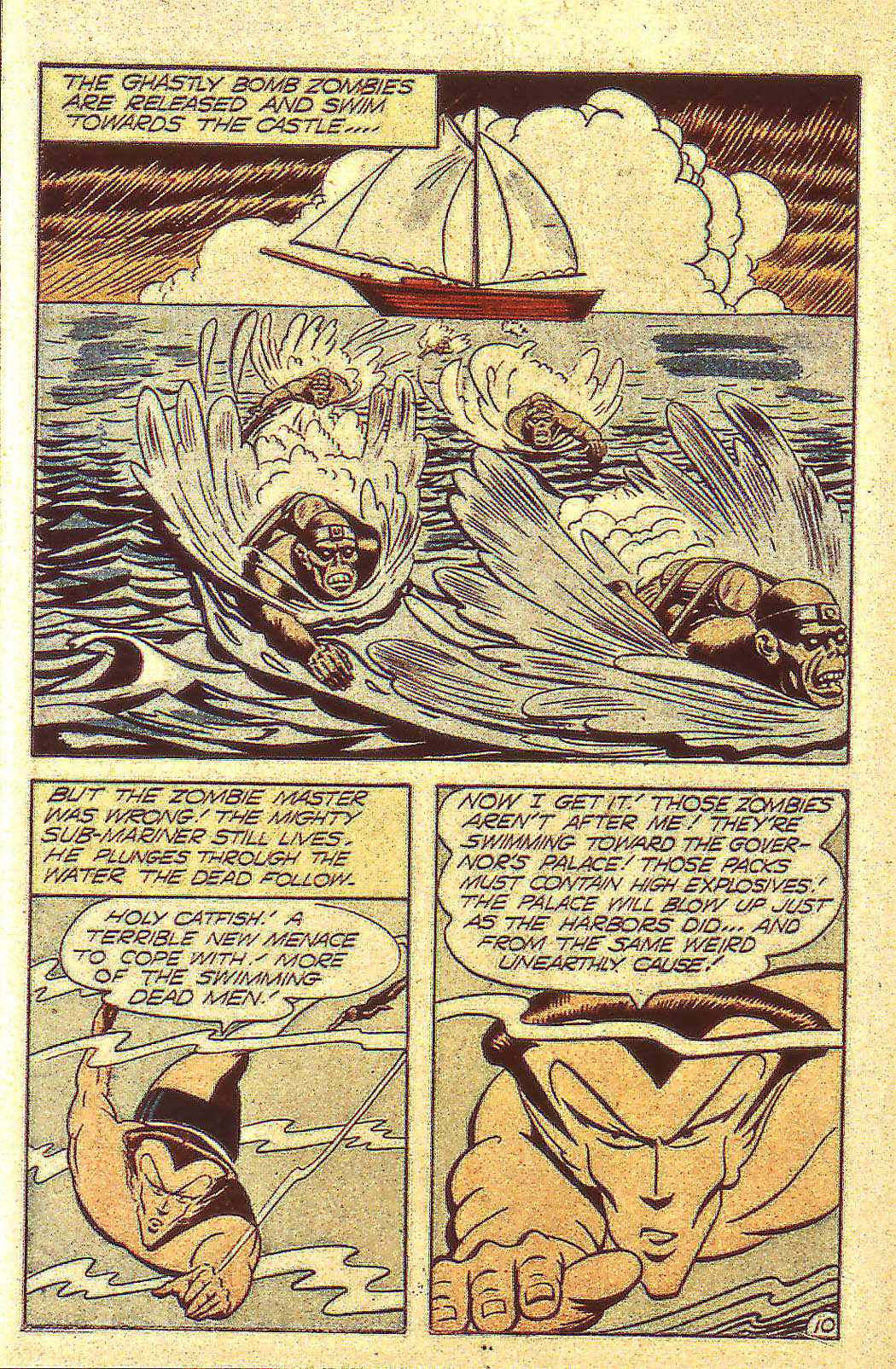 Read online Sub-Mariner Comics comic -  Issue #13 - 12