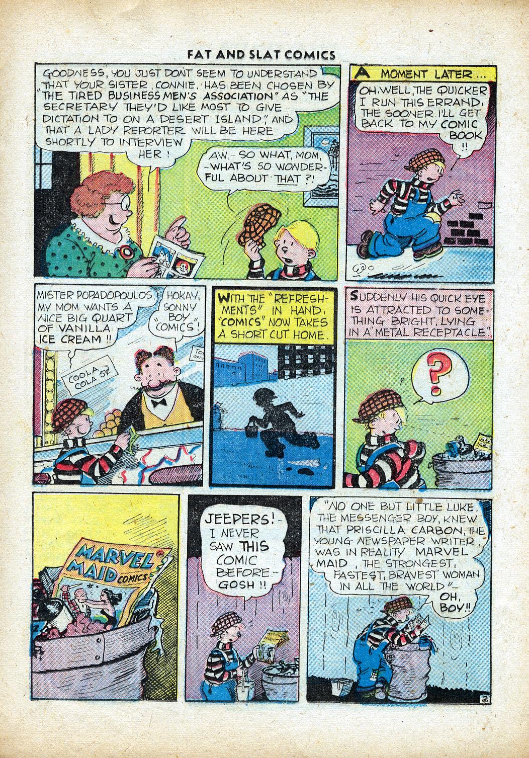Read online Fat and Slat comic -  Issue #2 - 16