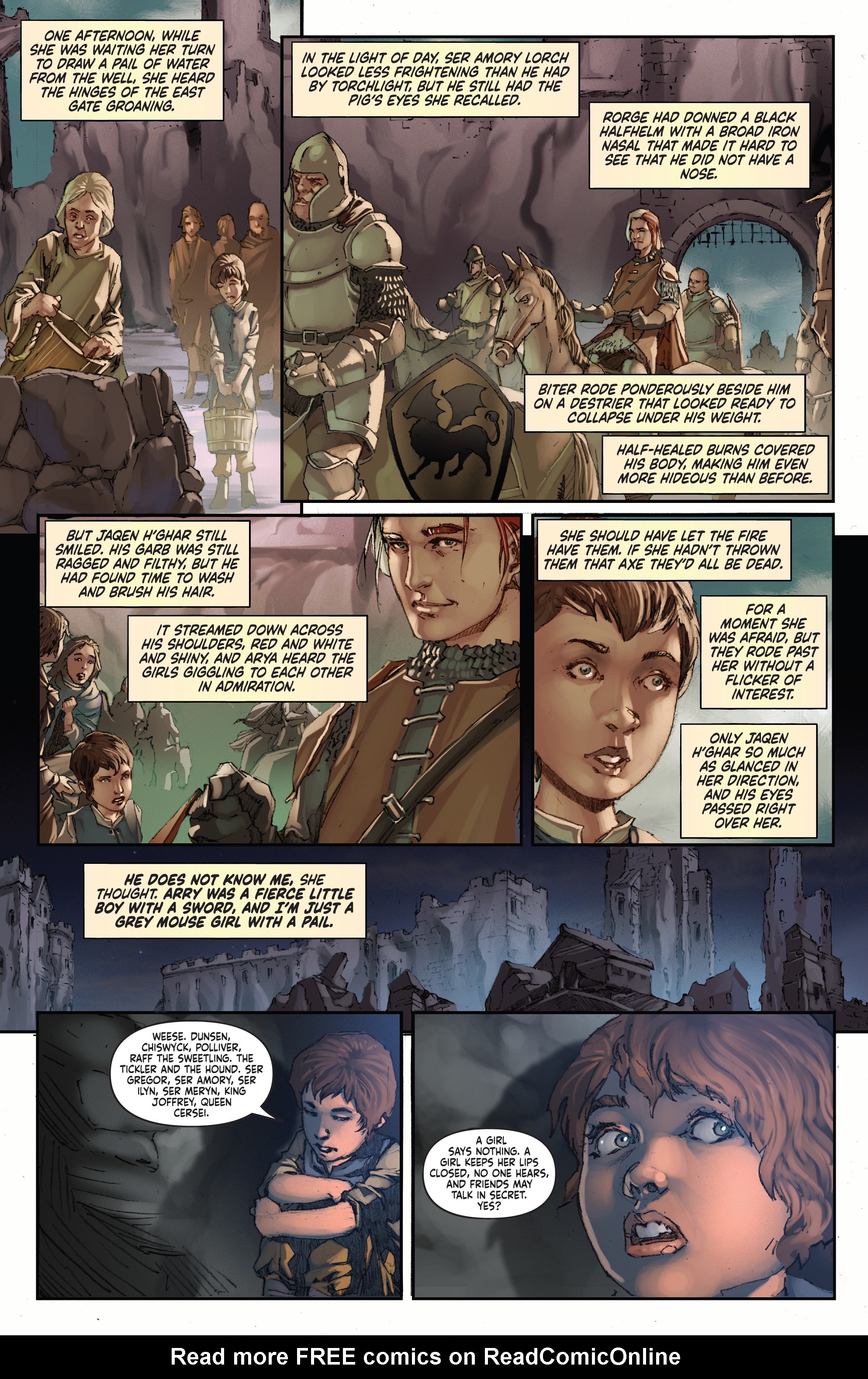 Read online A Clash of Kings comic -  Issue #15 - 19