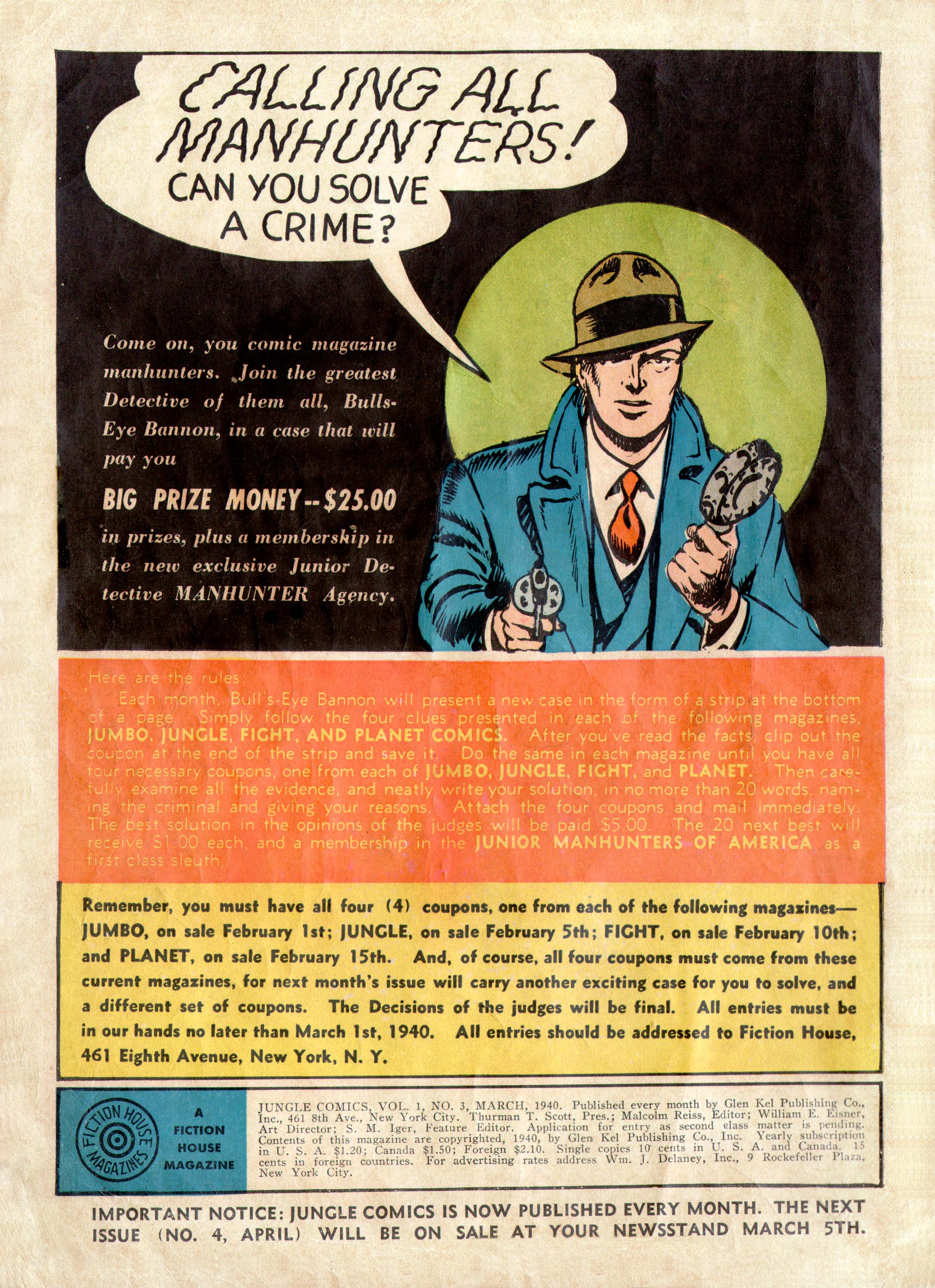 Read online Jungle Comics comic -  Issue #3 - 2