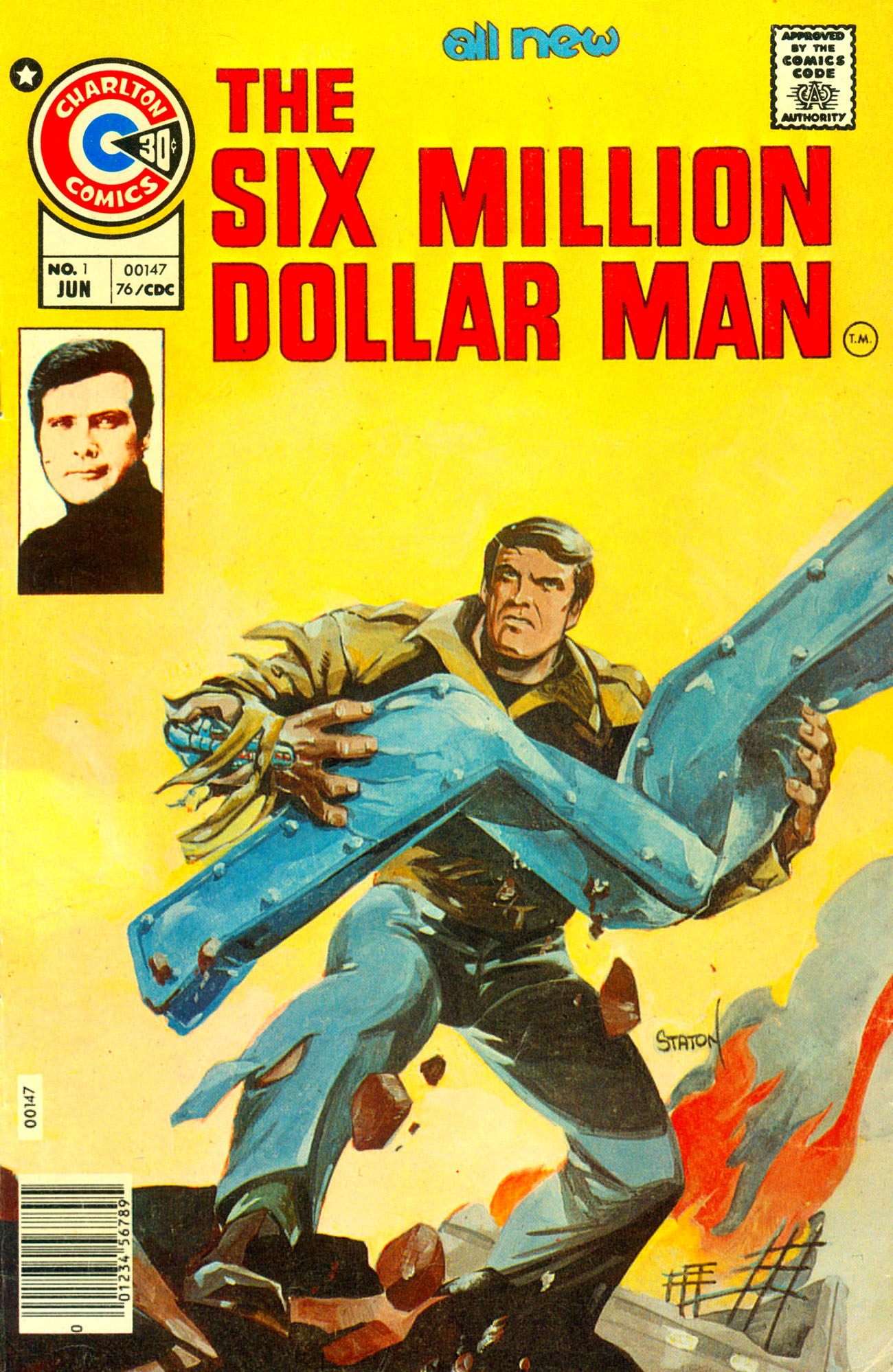 Read online The Six Million Dollar Man [comic] comic -  Issue #1 - 1
