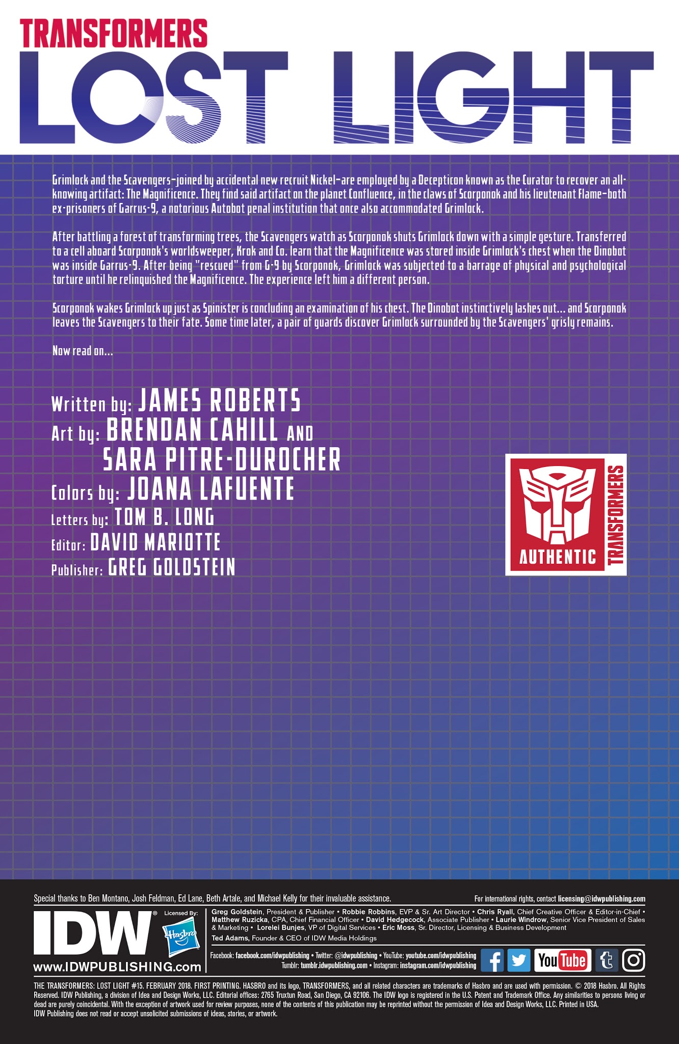 Read online Transformers: Lost Light comic -  Issue #15 - 2
