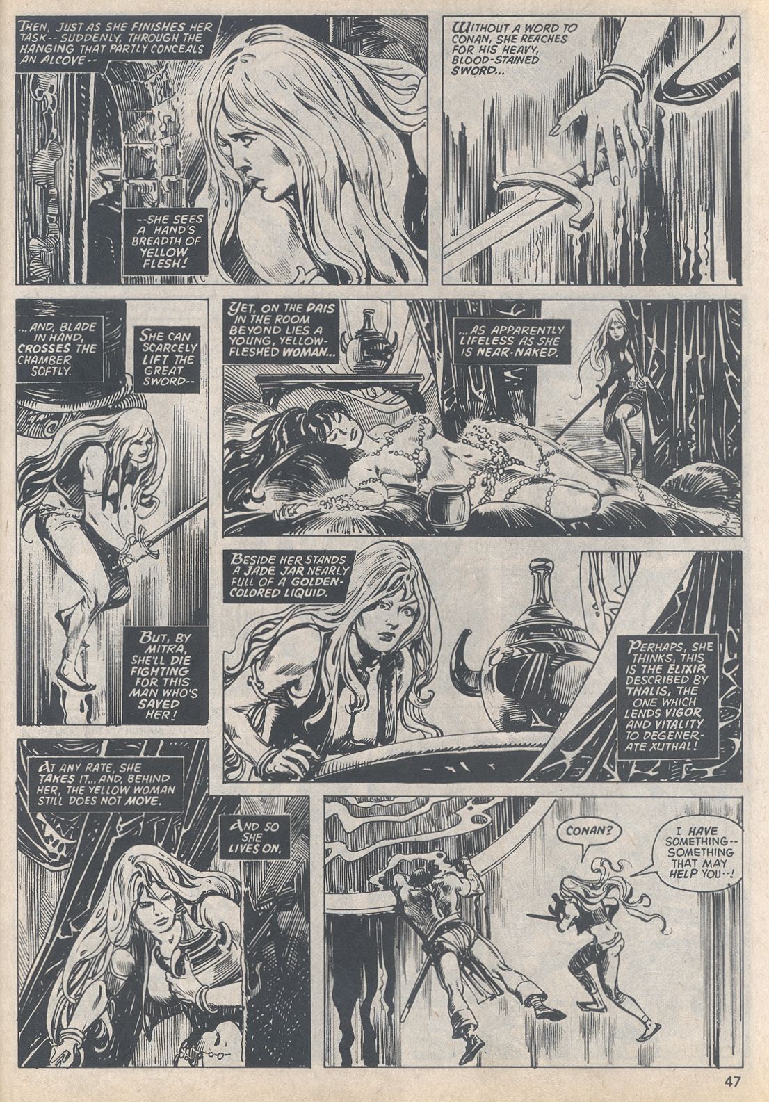 Read online The Savage Sword Of Conan comic -  Issue #20 - 47