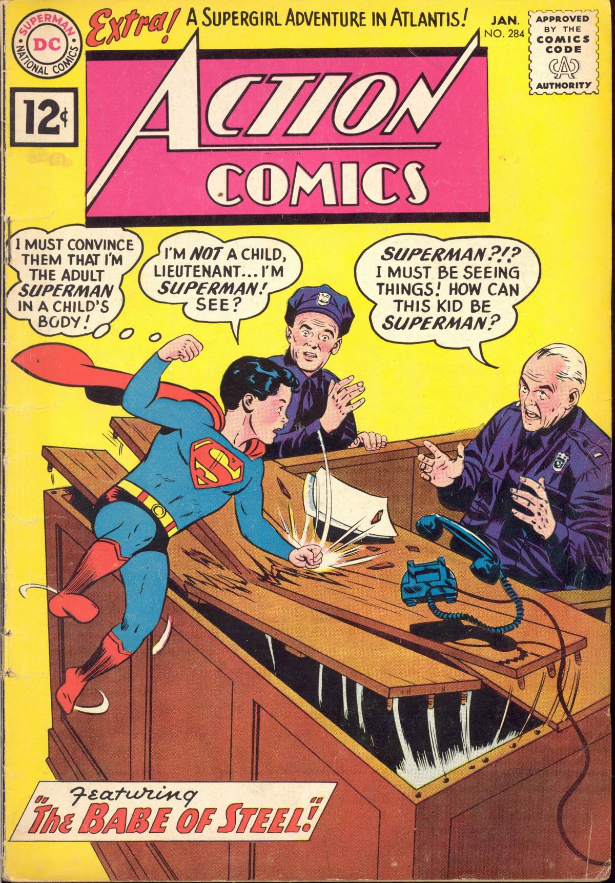 Read online Action Comics (1938) comic -  Issue #284 - 1