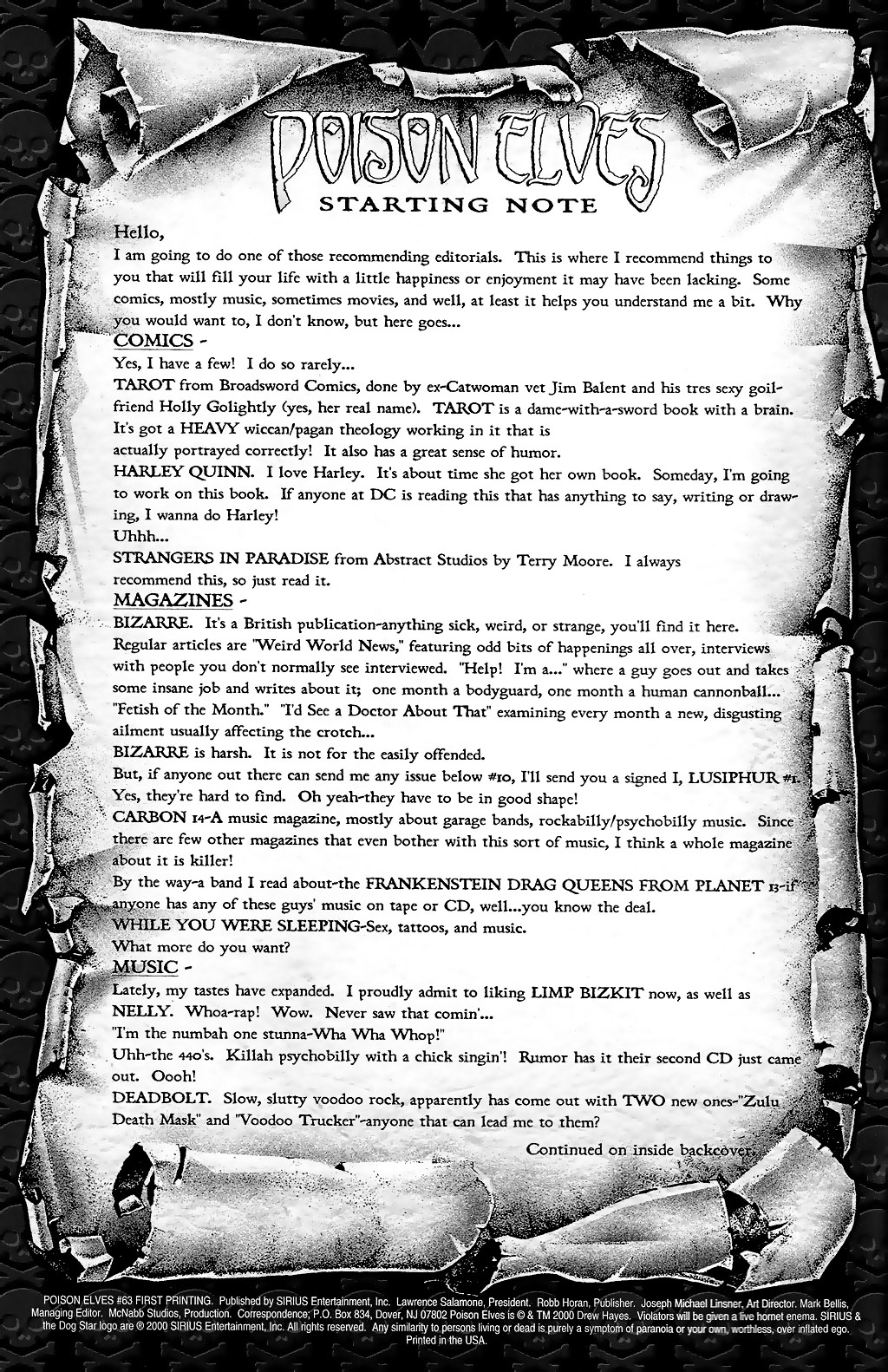 Read online Poison Elves (1995) comic -  Issue #63 - 2