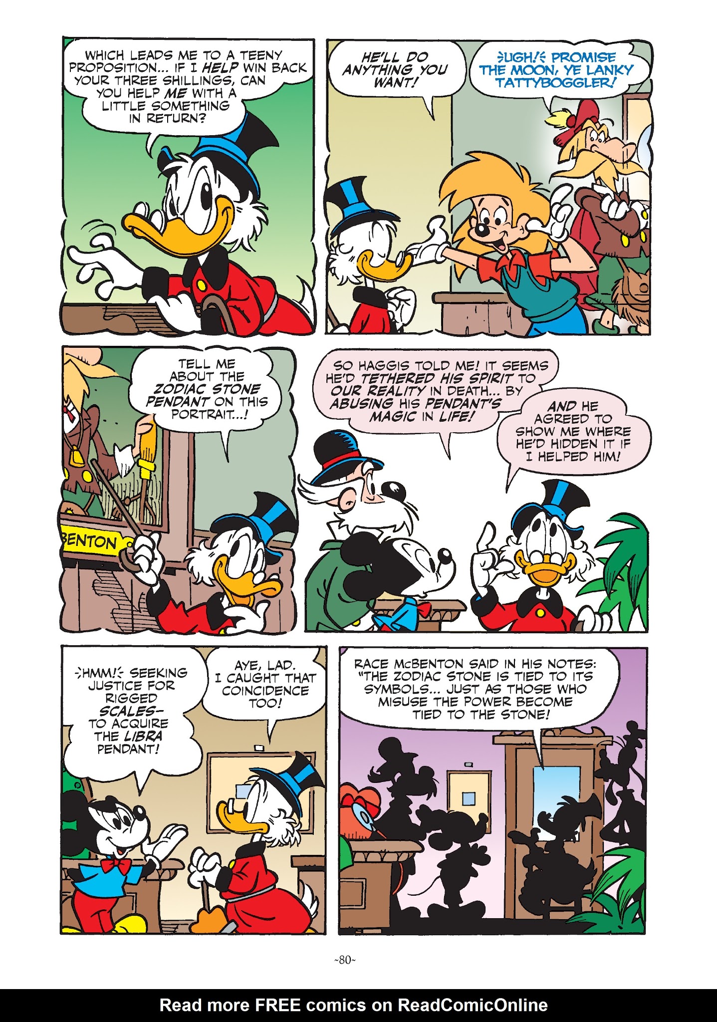 Read online Mickey and Donald: The Search For the Zodiac Stone comic -  Issue # TPB - 79