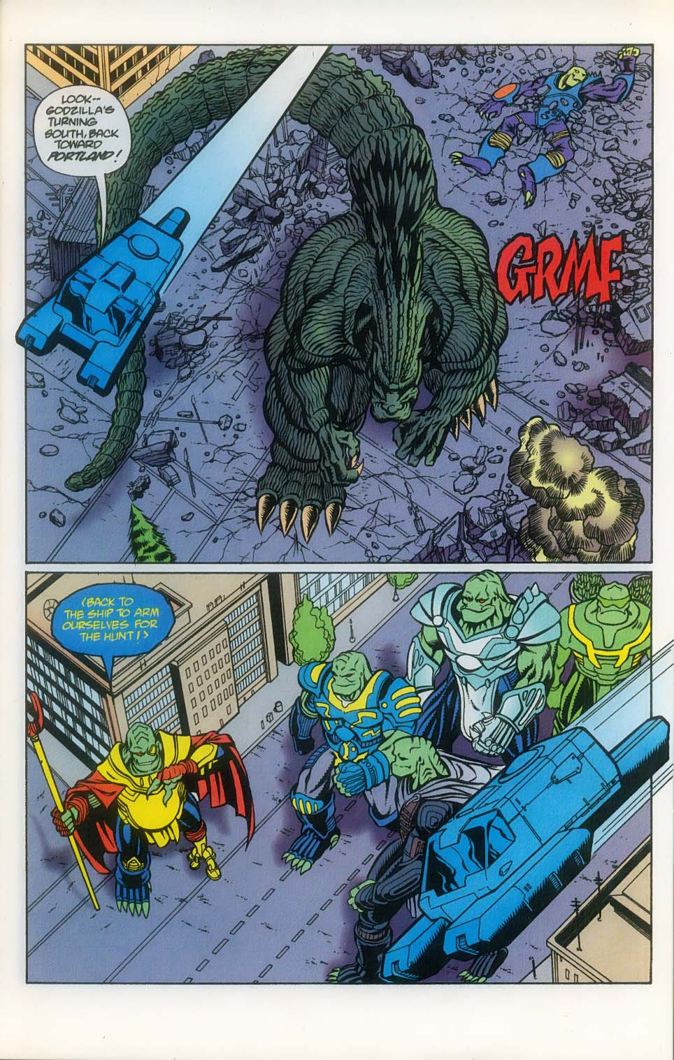 Read online Godzilla (1995) comic -  Issue #6 - 16