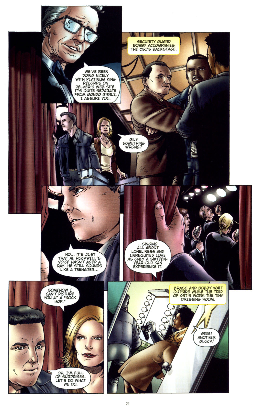 Read online CSI: Crime Scene Investigation: Bad Rap comic -  Issue #5 - 24