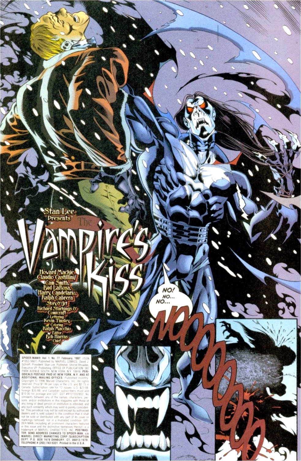 Read online Spider-Man (1990) comic -  Issue #77 - The Vampire's Kiss - 4