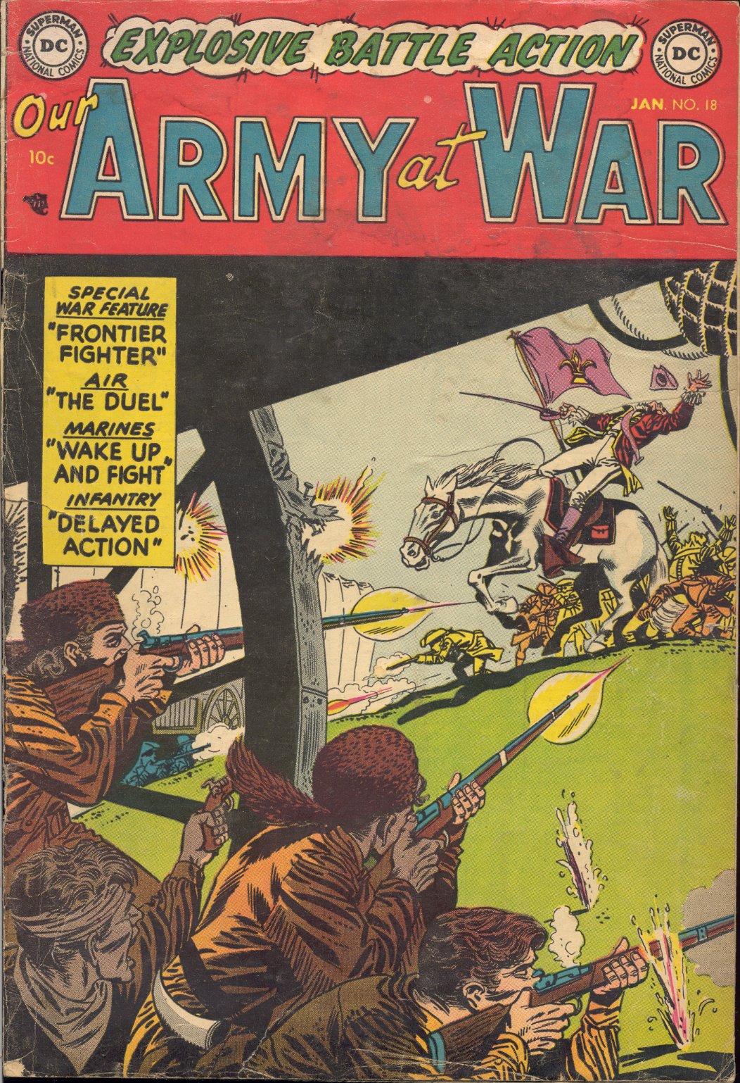Read online Our Army at War (1952) comic -  Issue #18 - 1
