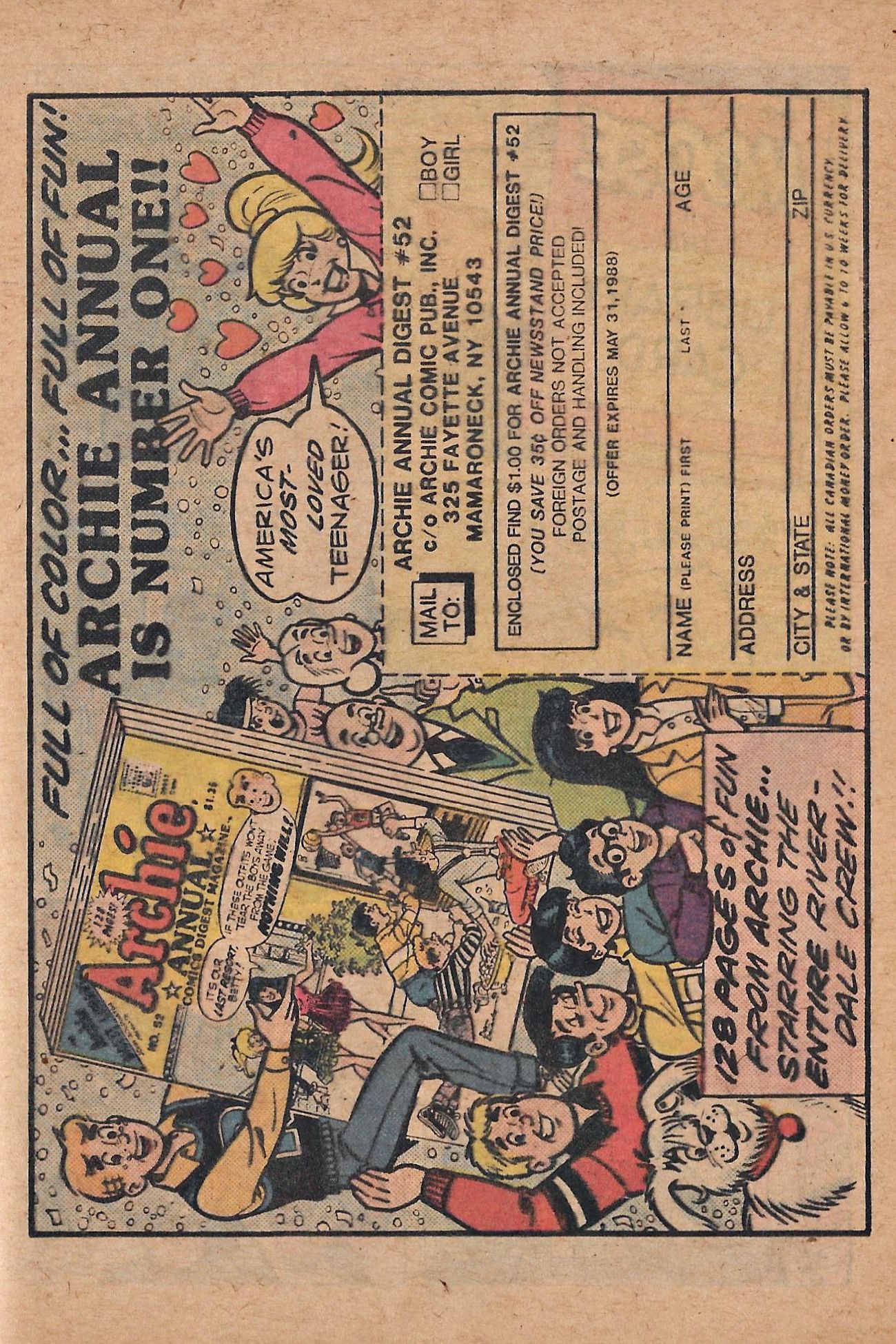 Read online The New Archies Comics Digest Magazine comic -  Issue #1 - 65