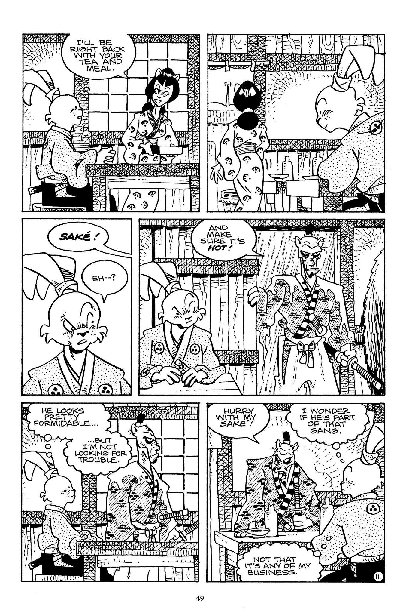 Read online The Usagi Yojimbo Saga comic -  Issue # TPB 6 - 48