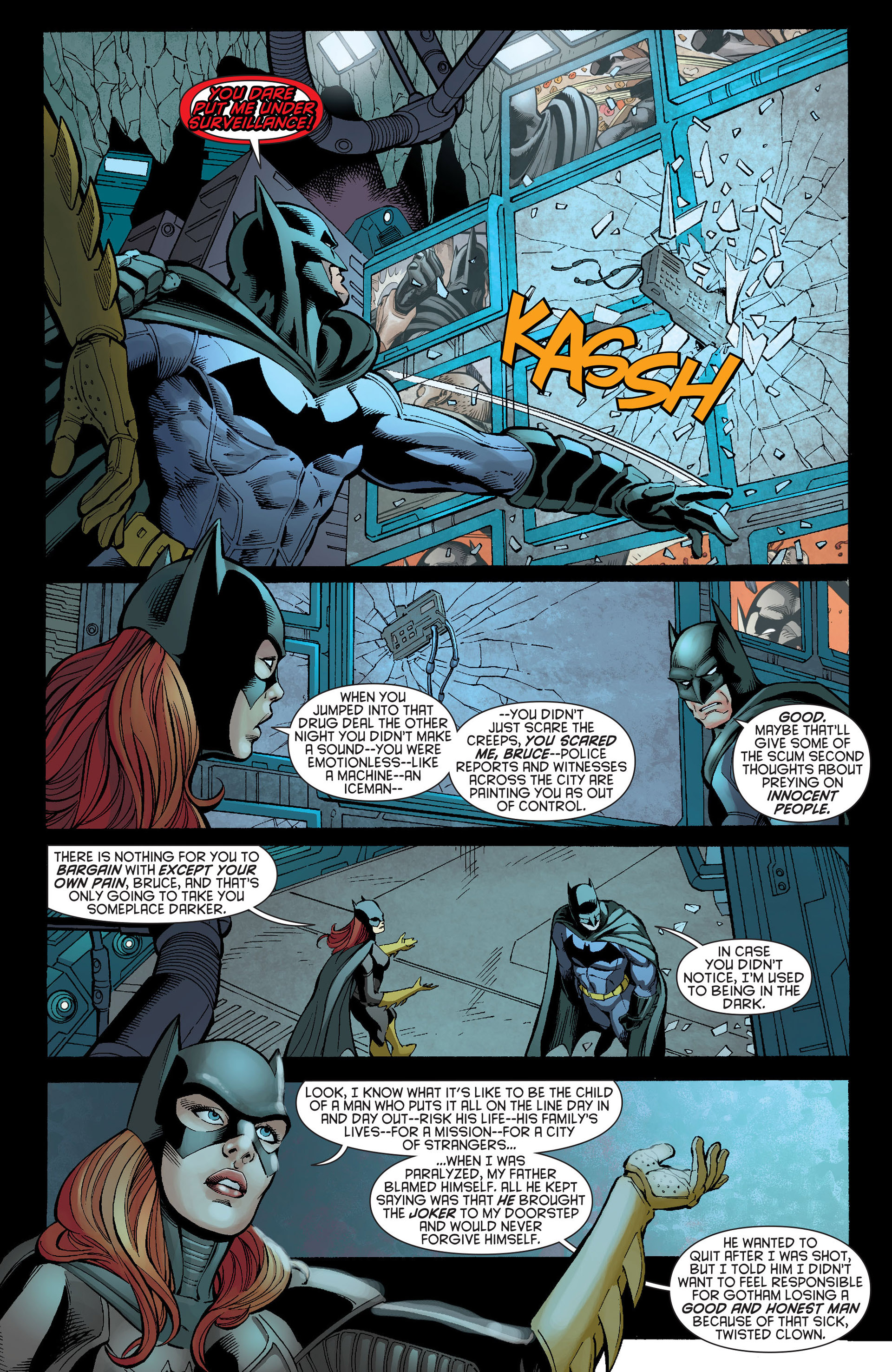 Read online Batman and Robin (2011) comic -  Issue #21 - Batman and Batgirl - 17