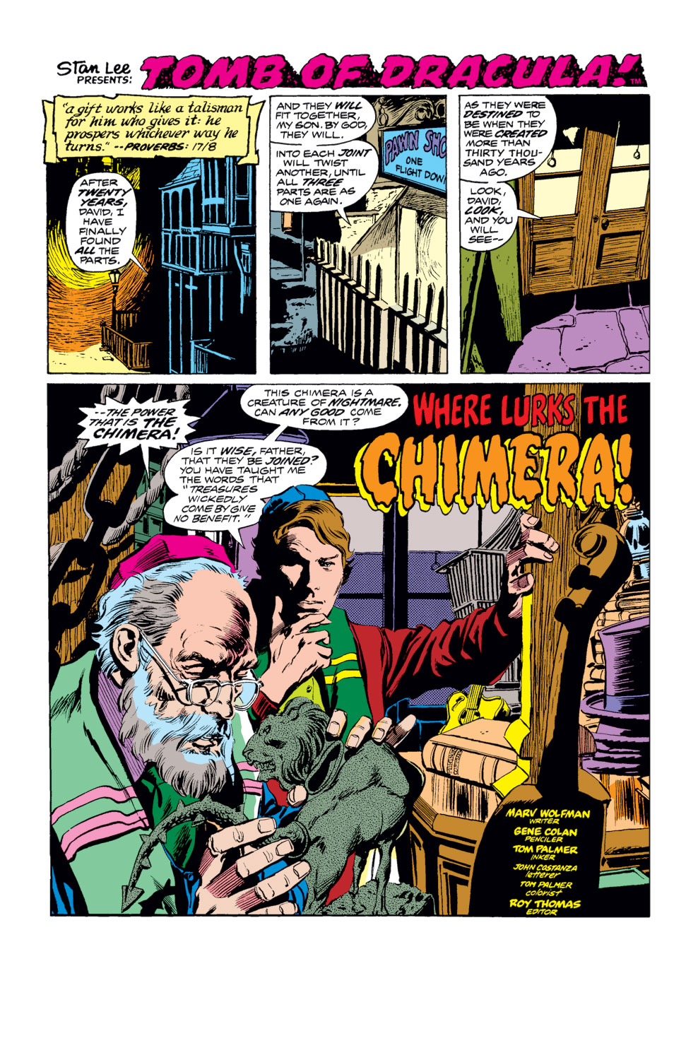 Read online Tomb of Dracula (1972) comic -  Issue #26 - 2