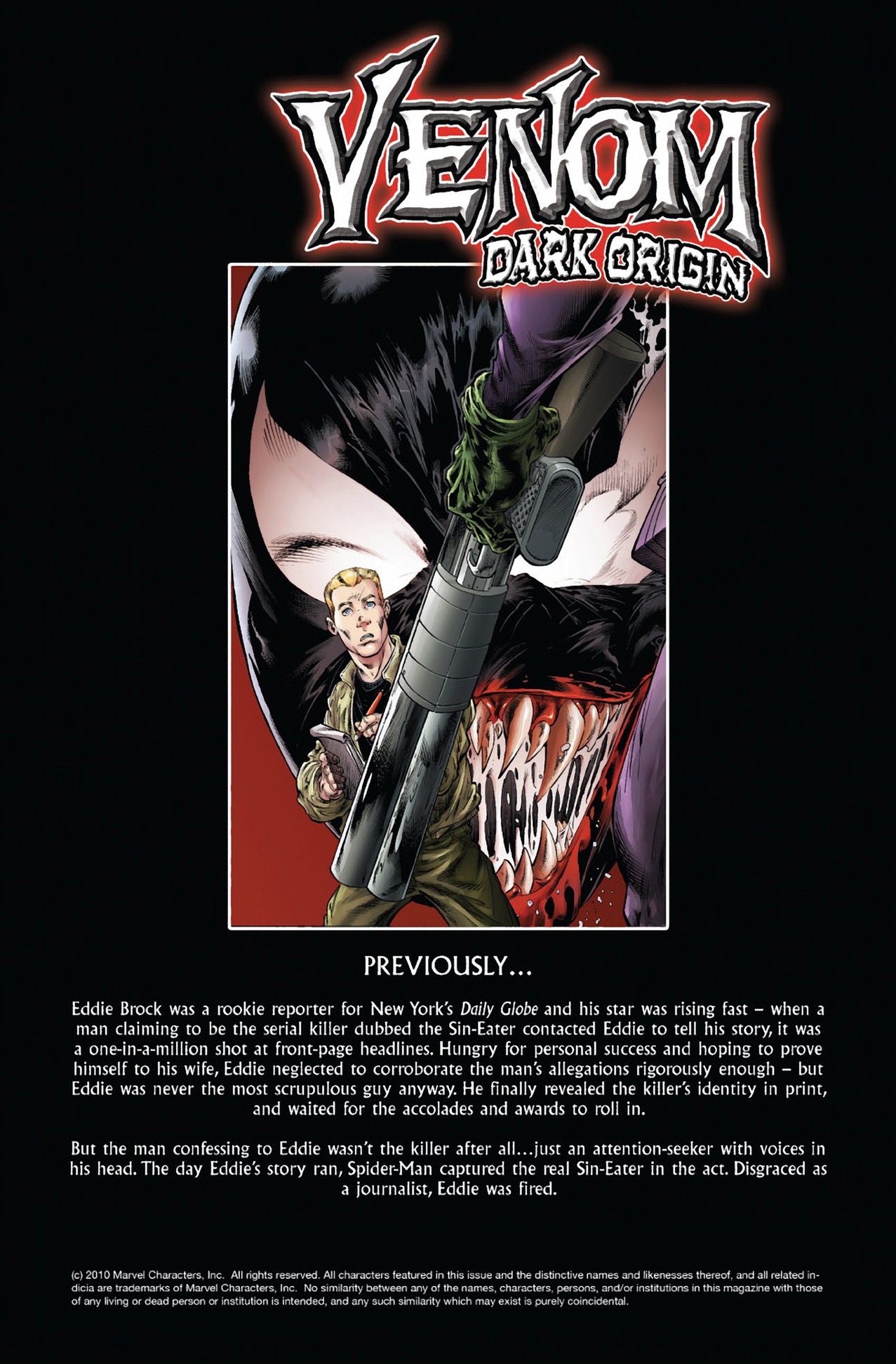 Read online Venom: Dark Origin comic -  Issue #3 - 2