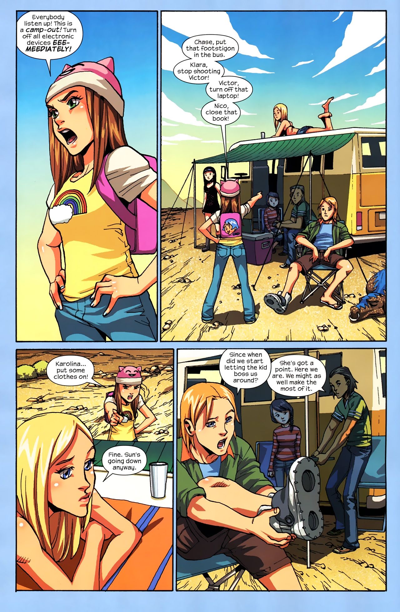 Read online Runaways (2008) comic -  Issue #8 - 5