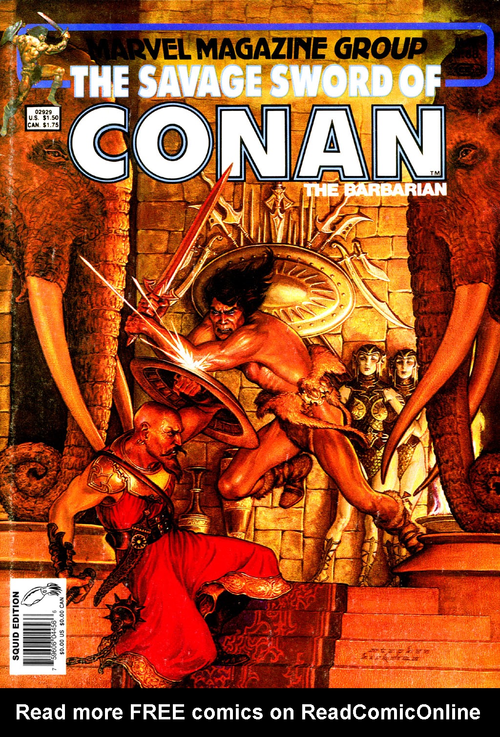Read online The Savage Sword Of Conan comic -  Issue #88 - 1