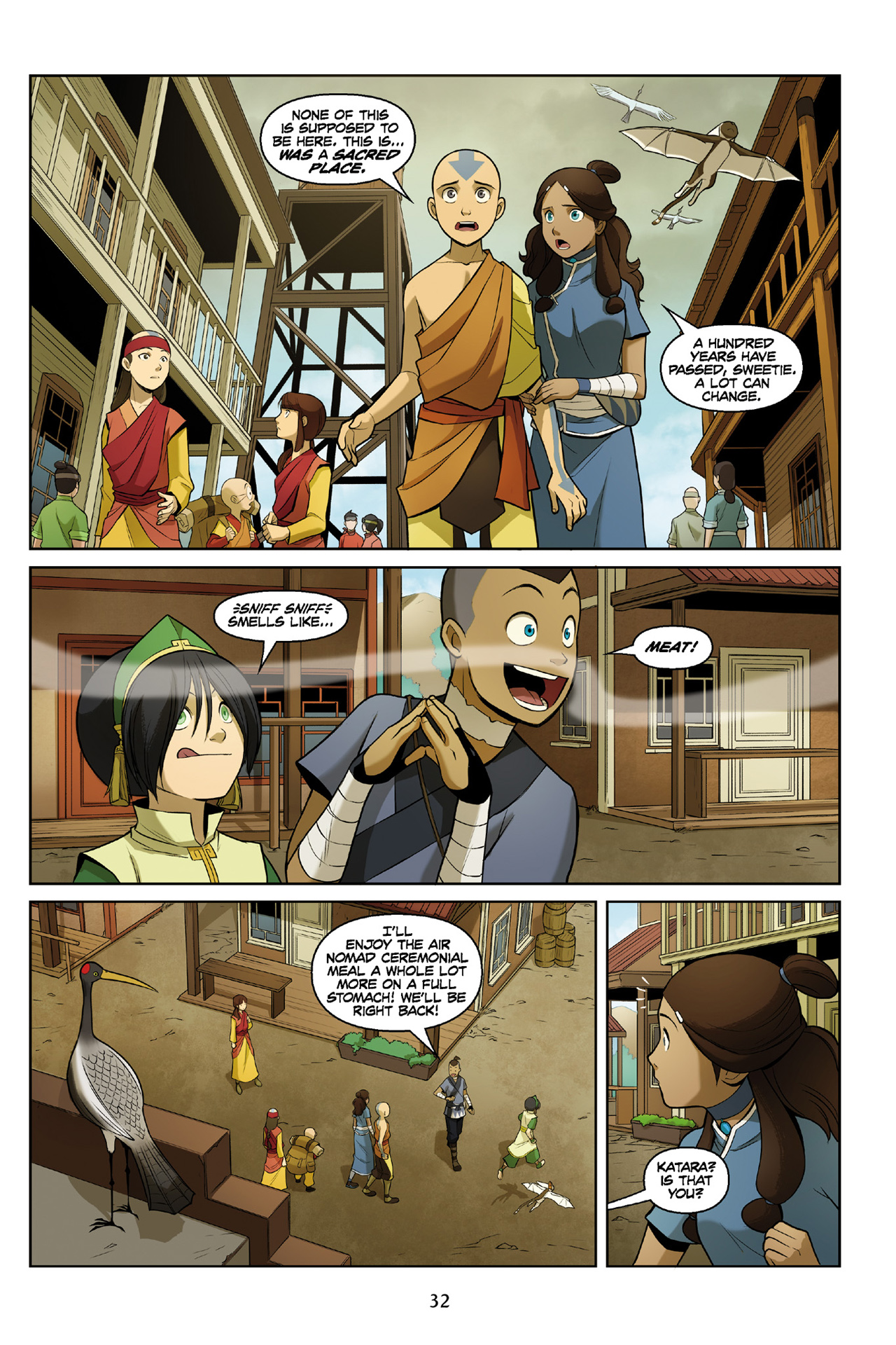 Read online Nickelodeon Avatar: The Last Airbender - The Rift comic -  Issue # Part 1 - 32