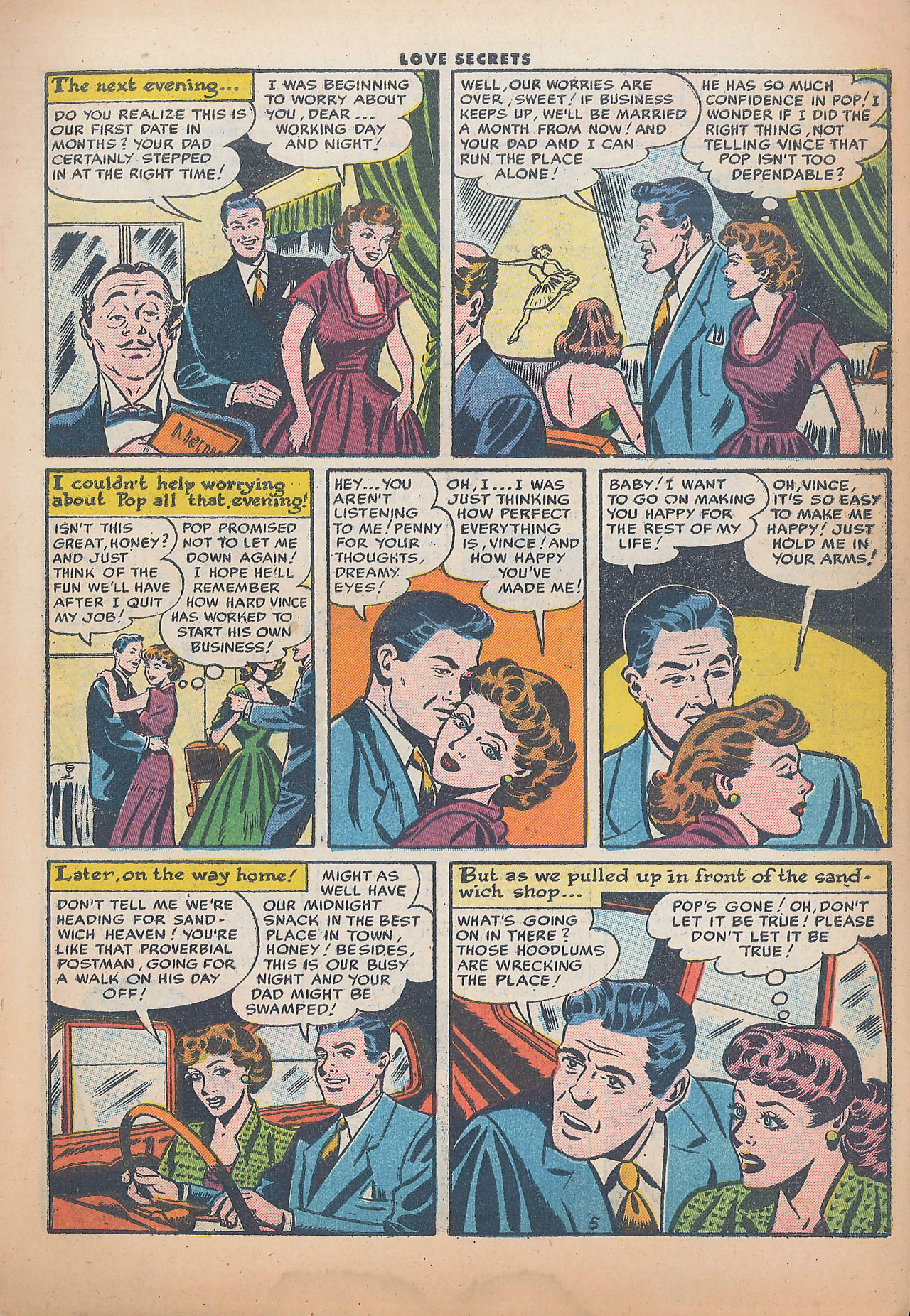 Read online Love Secrets (1953) comic -  Issue #49 - 7