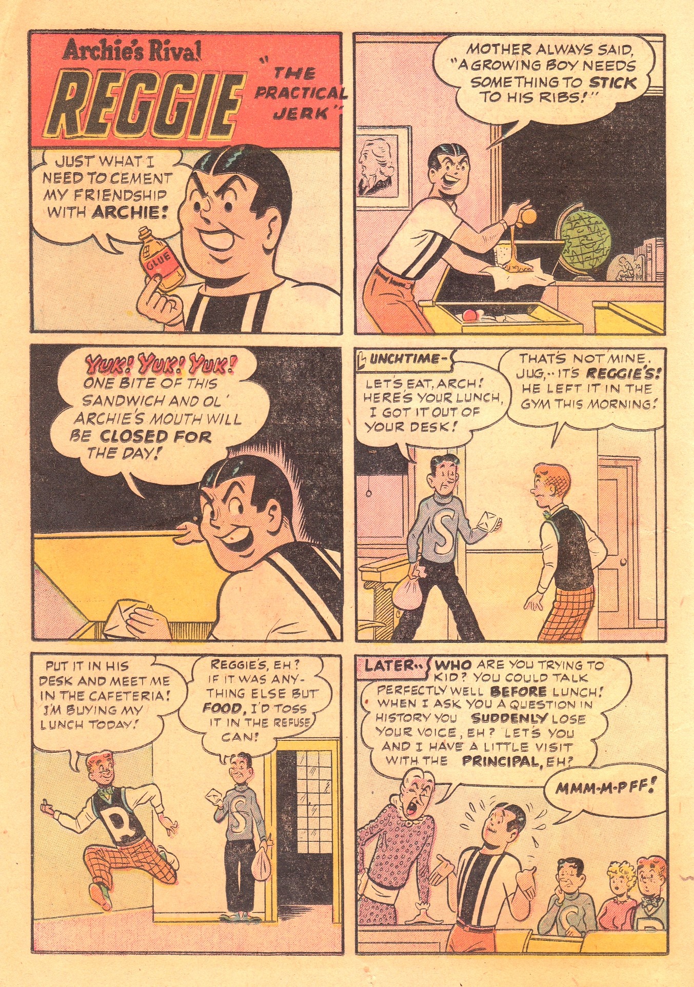 Read online Archie's Rival Reggie comic -  Issue #4 - 16