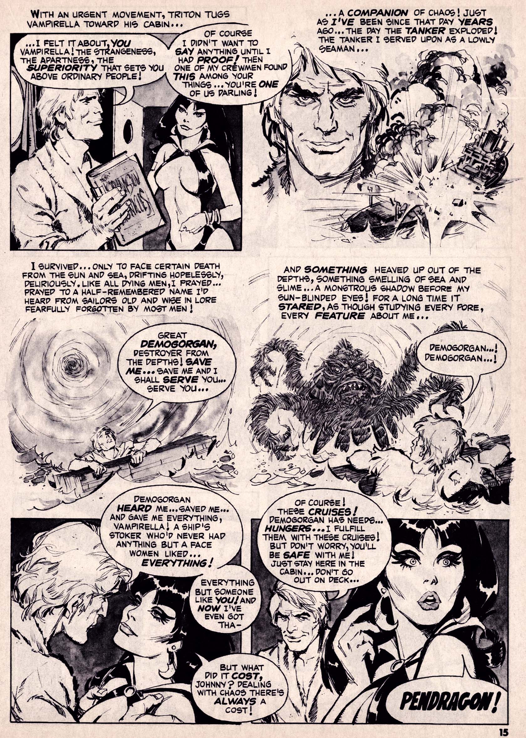 Read online Vampirella (1969) comic -  Issue #13 - 15