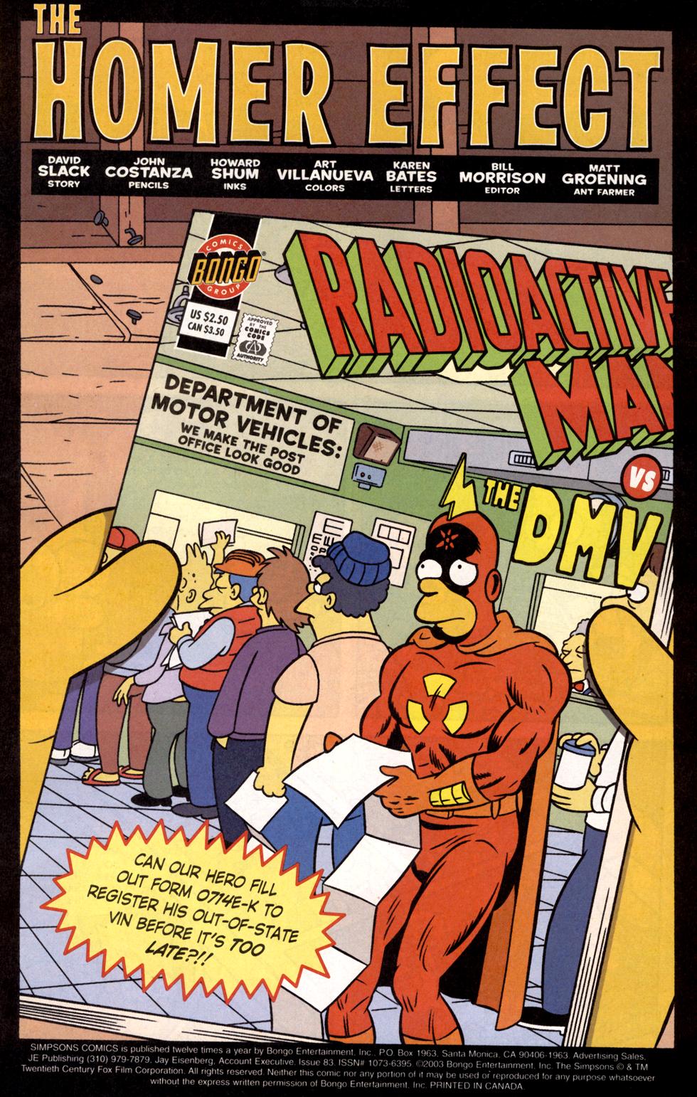 Read online Simpsons Comics comic -  Issue #83 - 2