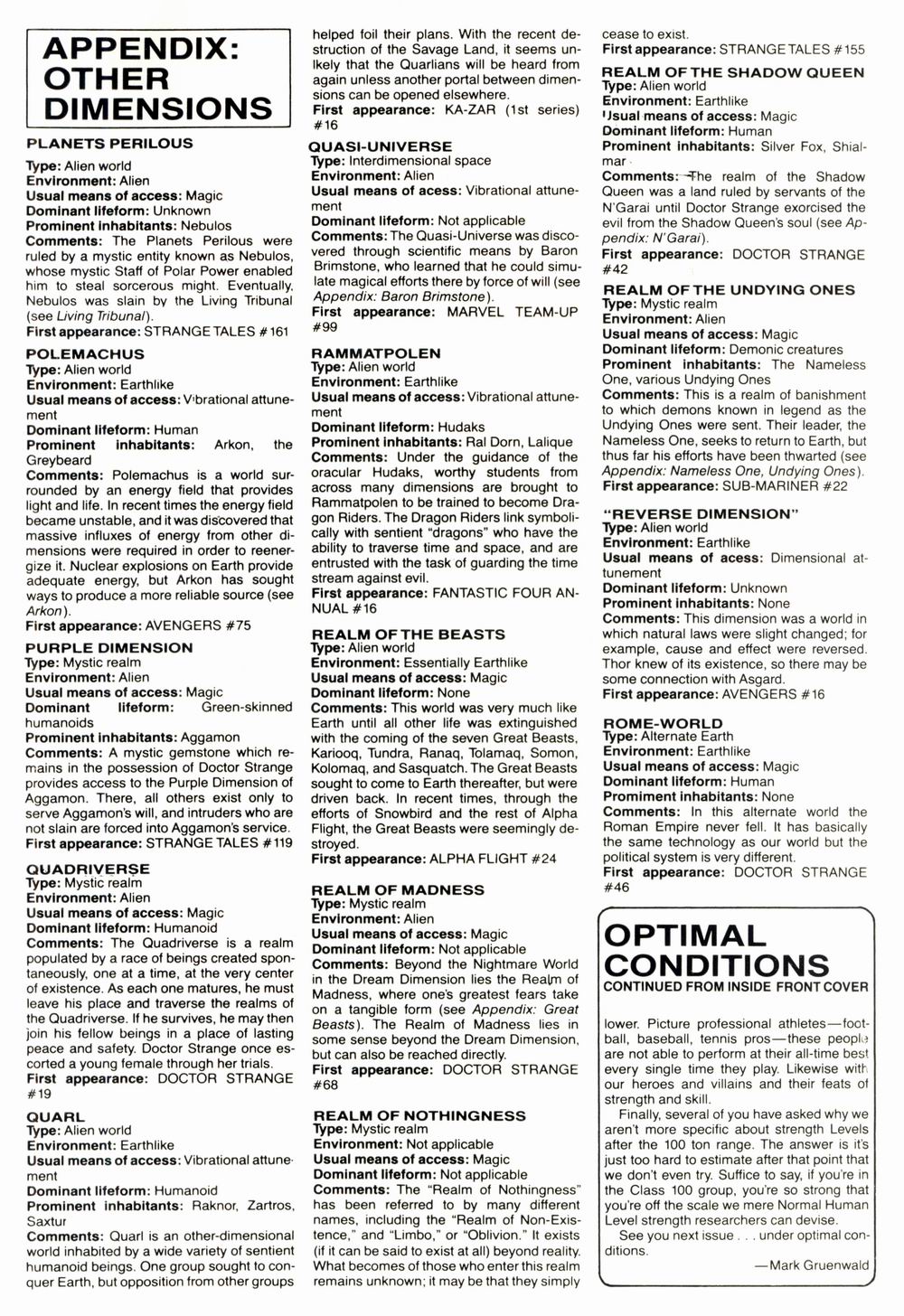 Read online The Official Handbook of the Marvel Universe Deluxe Edition comic -  Issue #12 - 67