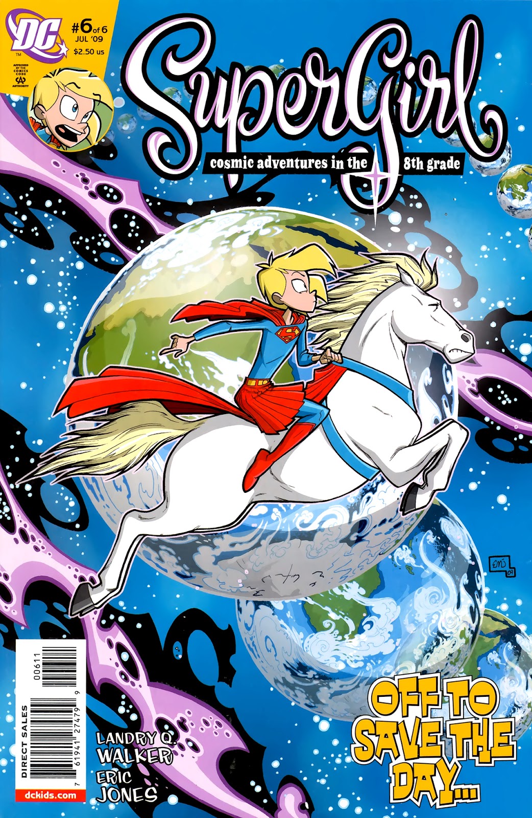 Supergirl: Cosmic Adventures in the 8th Grade issue 6 - Page 1