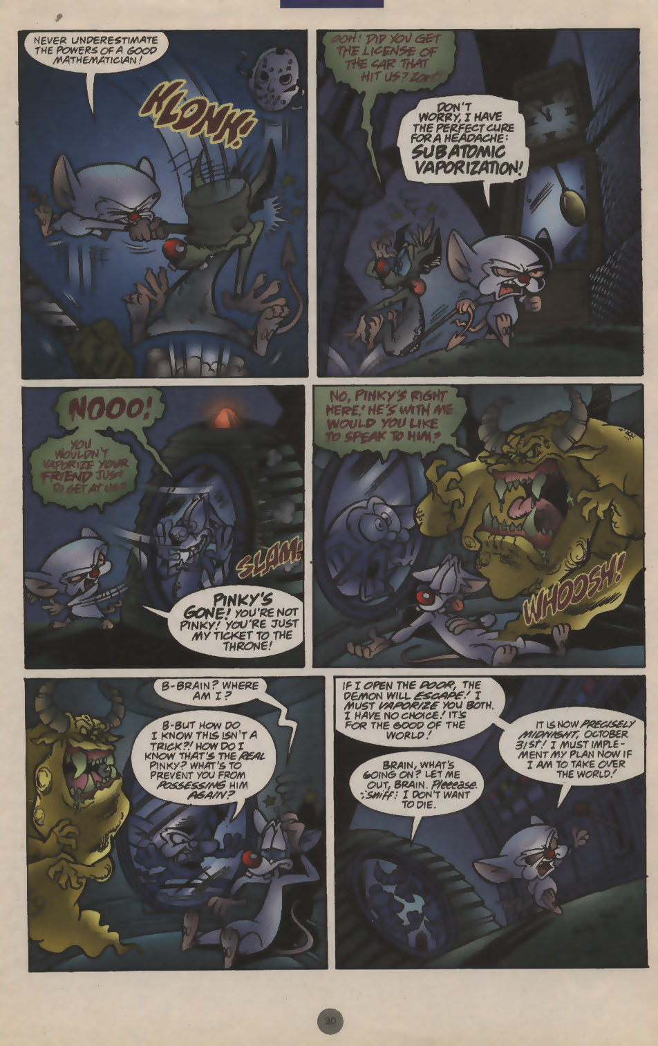 Read online Pinky and The Brain comic -  Issue #17 - 23