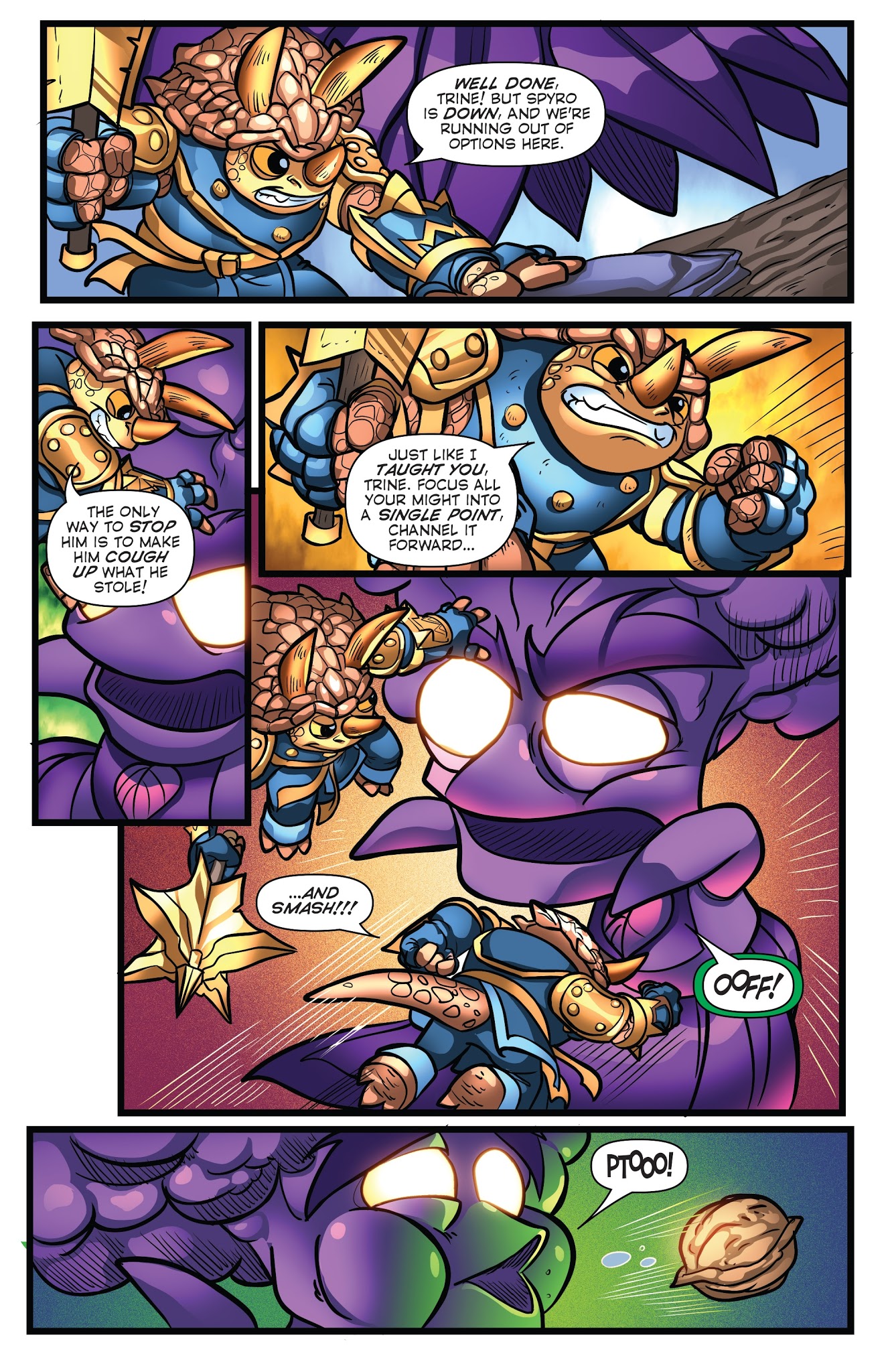 Read online Skylanders Quarterly-Spyro & Friends: Goldslinger comic -  Issue # Full - 33