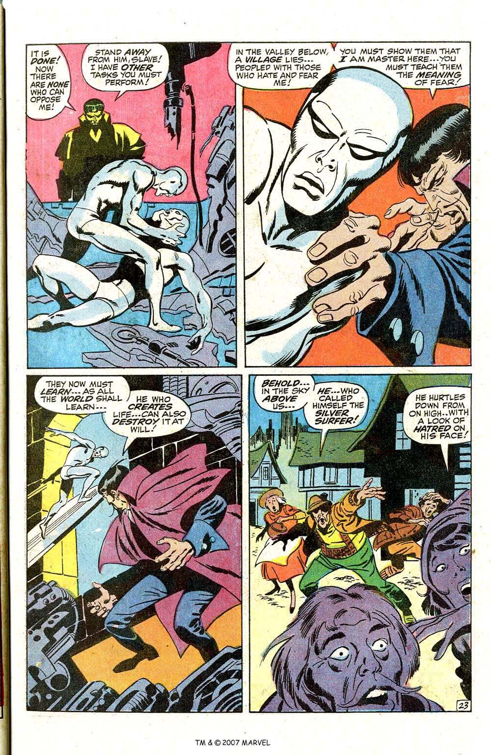 Read online Silver Surfer (1968) comic -  Issue #7 - 29