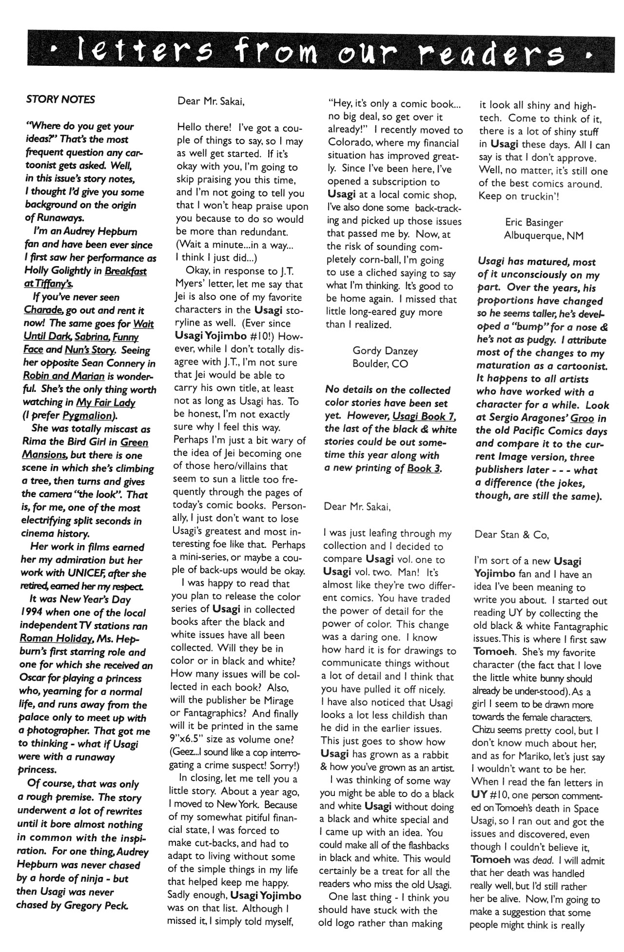 Read online Usagi Yojimbo (1993) comic -  Issue #13 - 30