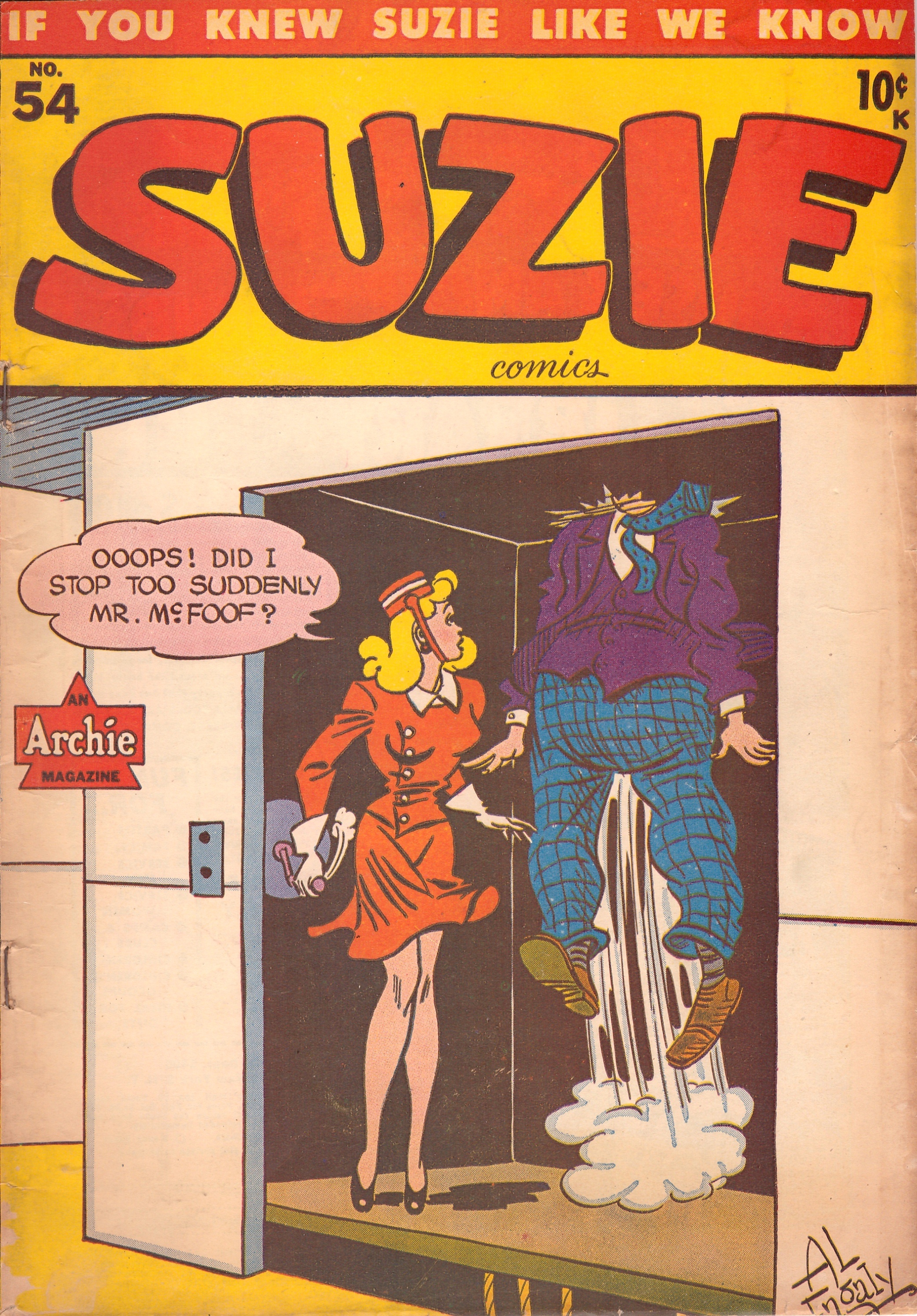 Read online Suzie Comics comic -  Issue #54 - 1
