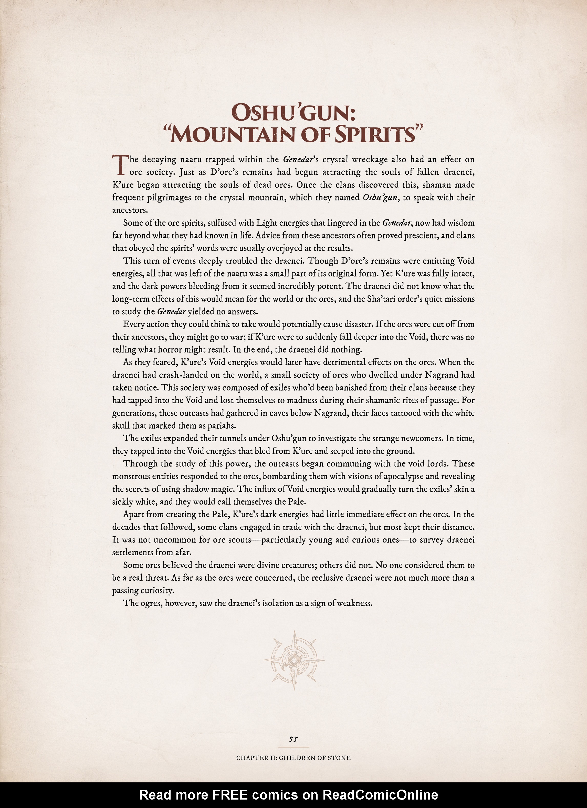 Read online World of Warcraft Chronicle Vol. 2 comic -  Issue # Full - 55