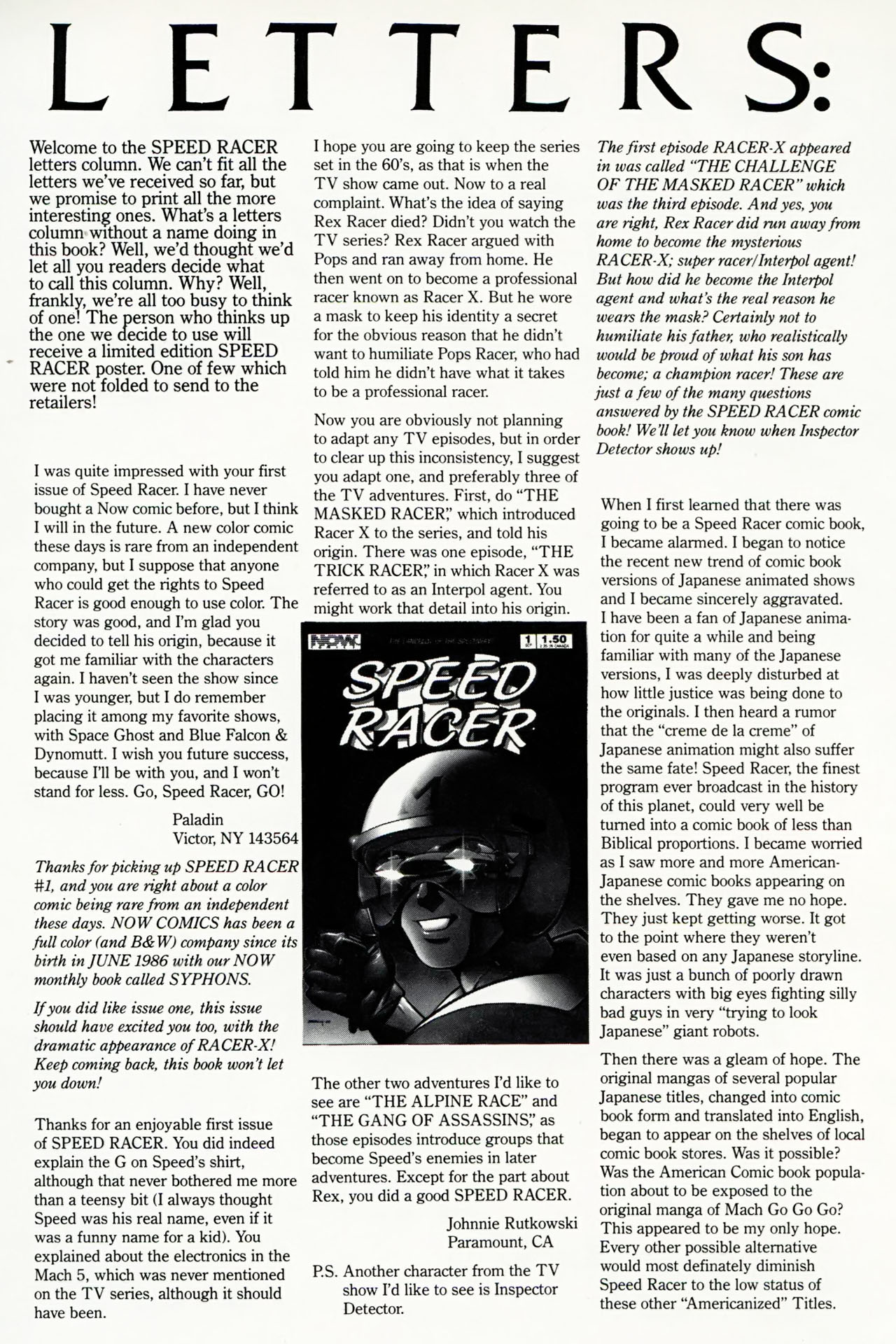 Read online Speed Racer (1987) comic -  Issue #3 - 23